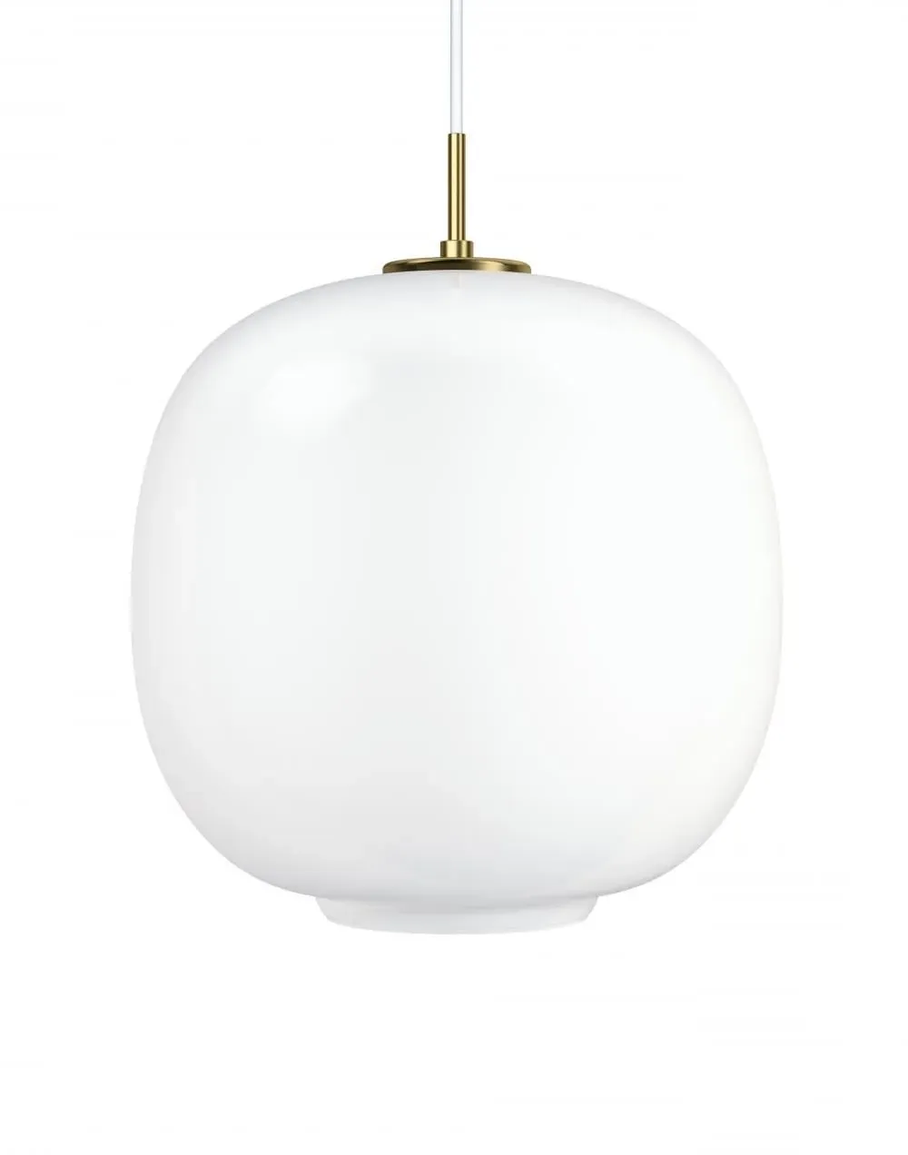17.5cm Pendant Light - White, Opal Glass