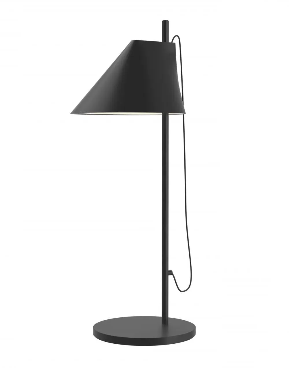 Adjustable Table Lamp with Timer - Black