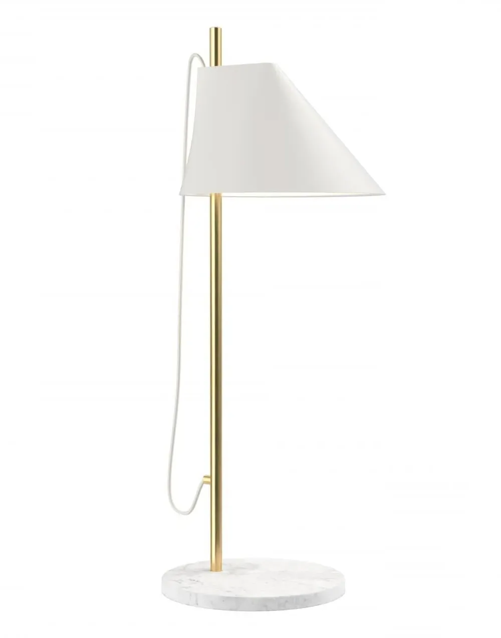 Adjustable Table Lamp with Timer - White