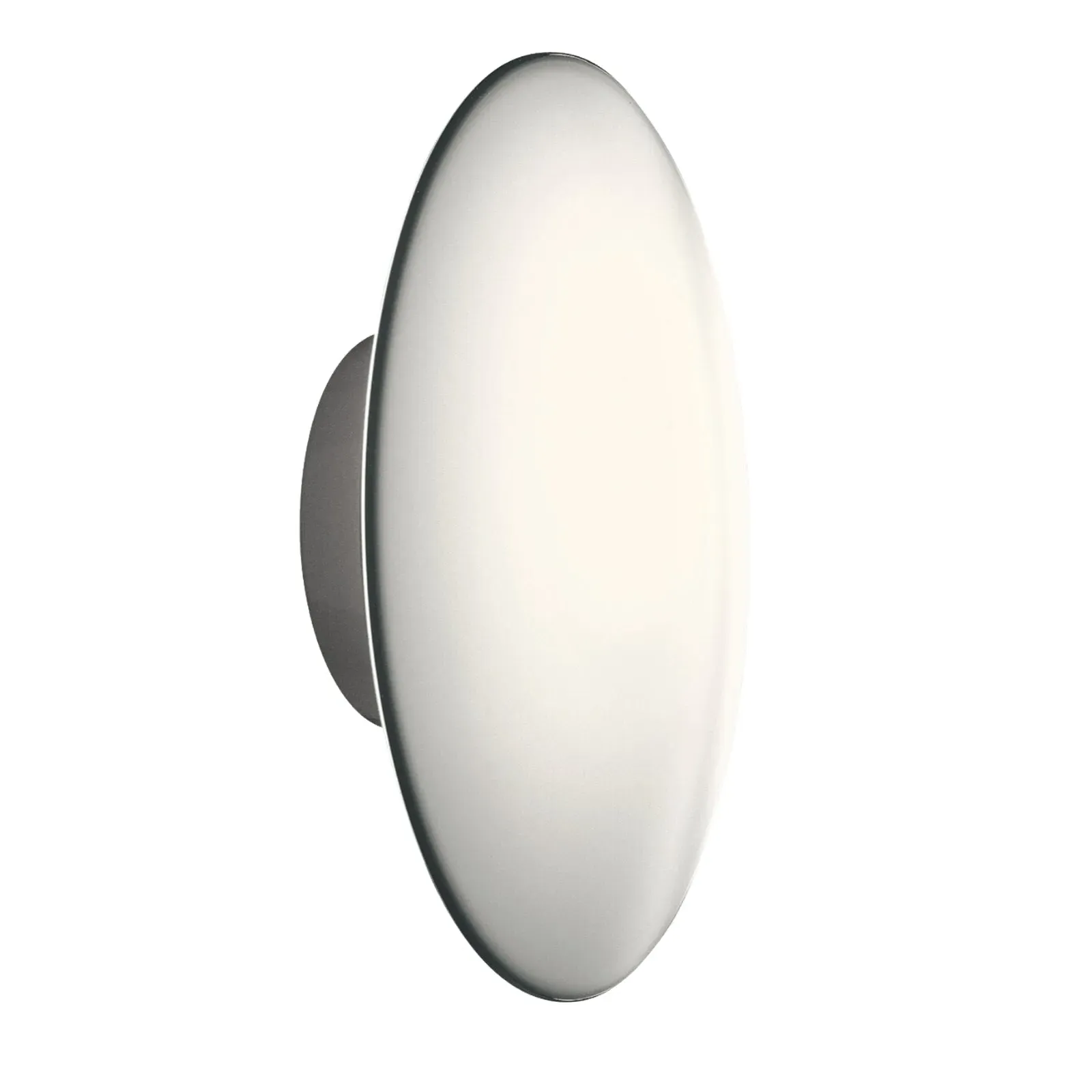 AJ Eklipta Small Wall Ceiling Light - White, Opal Glass