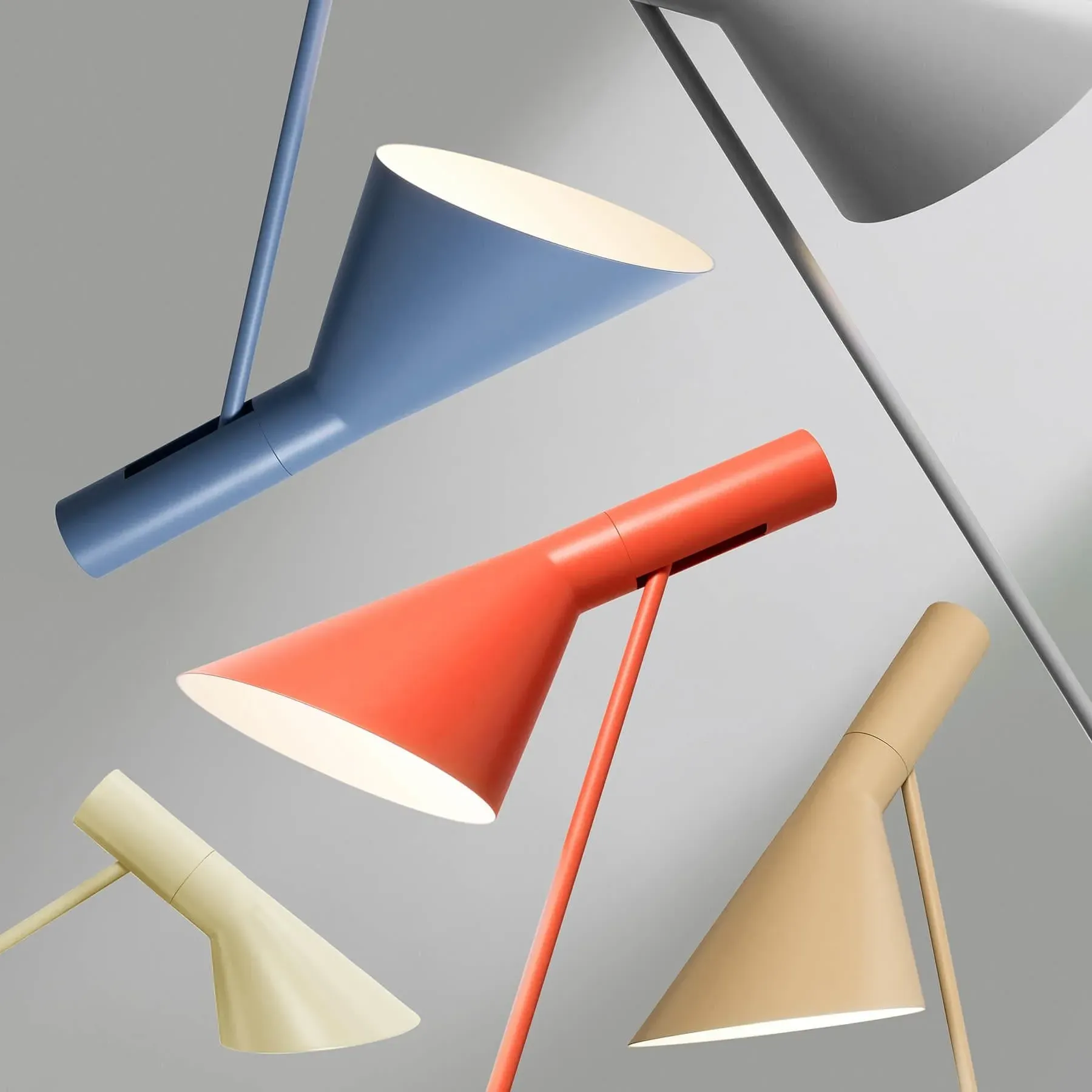 AJ Mini Table Lamp - Electric Orange