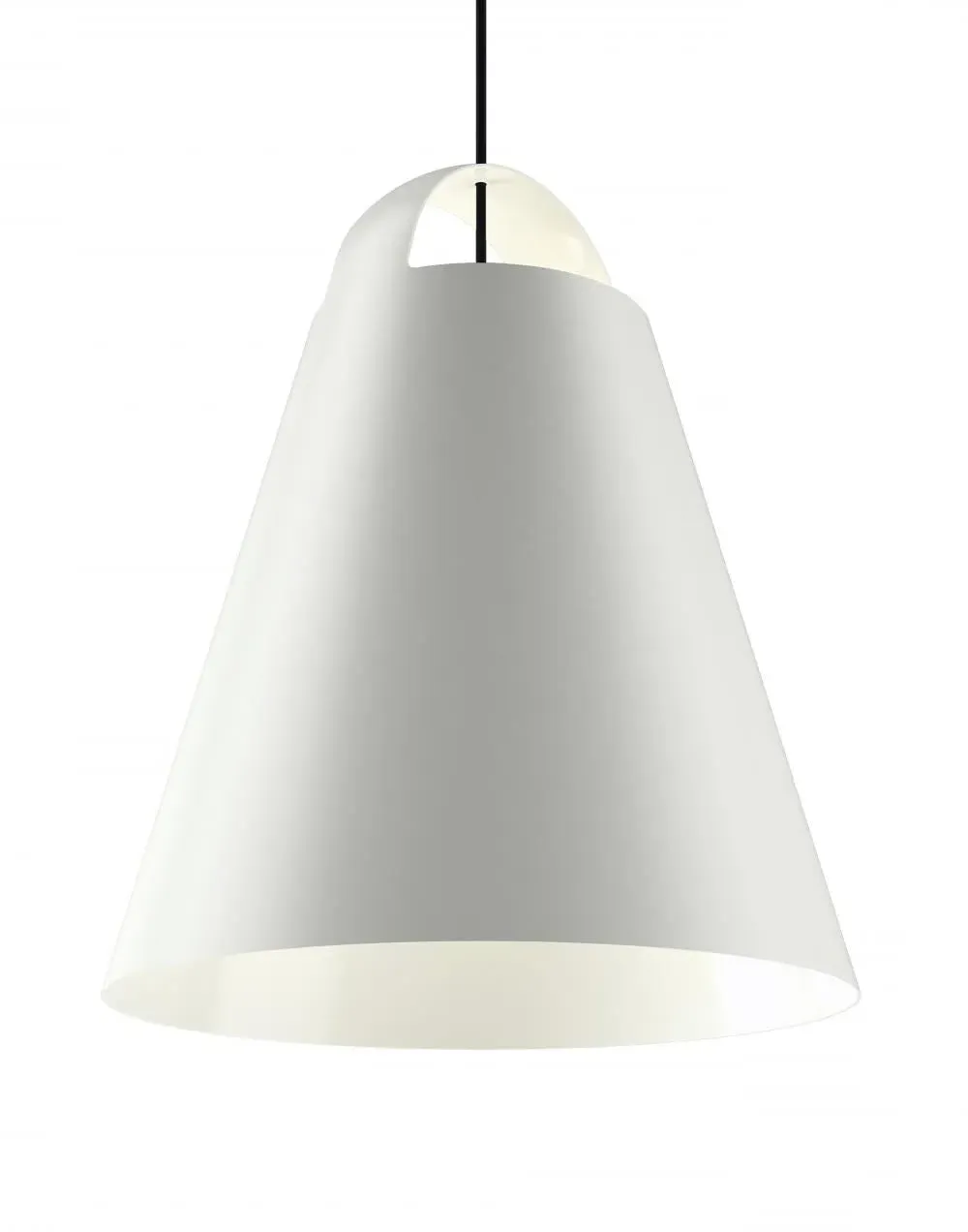 Extra Large Pendant Light Conical Shade - White