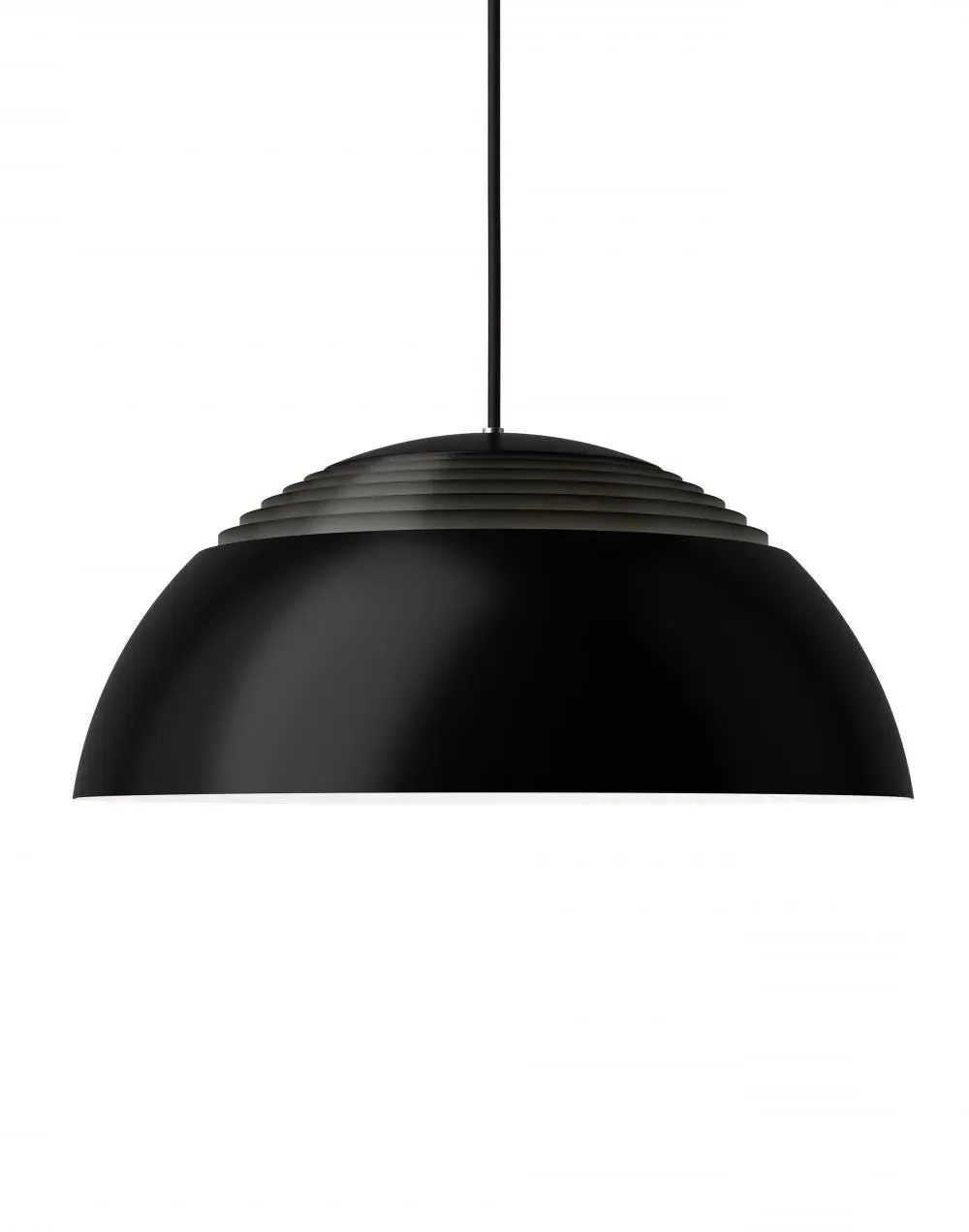 Large Pendant Light with LED - White, Metal