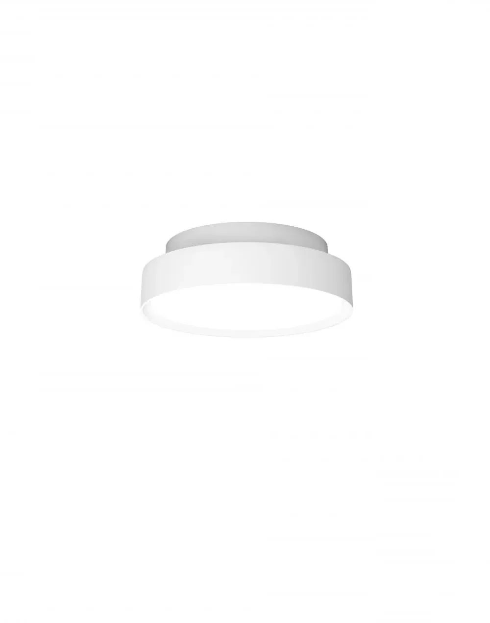 Large Round Ceiling Light - White