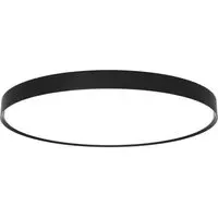LP Slim Large Round Surface Mounted Light - Black