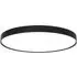 LP Slim Large Round Surface Mounted Light - Black