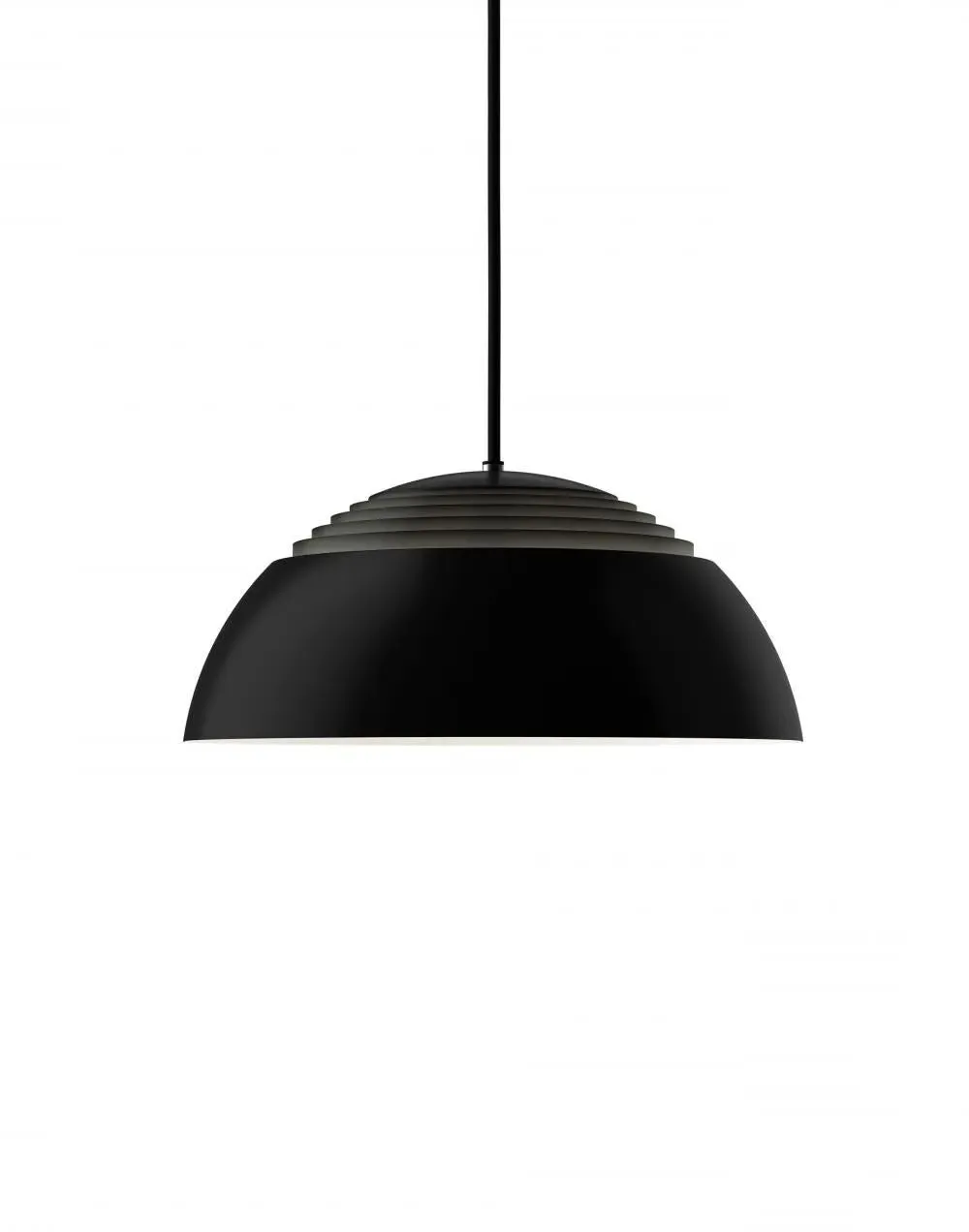 Medium Pendant Light with LED - Black, Metal image
