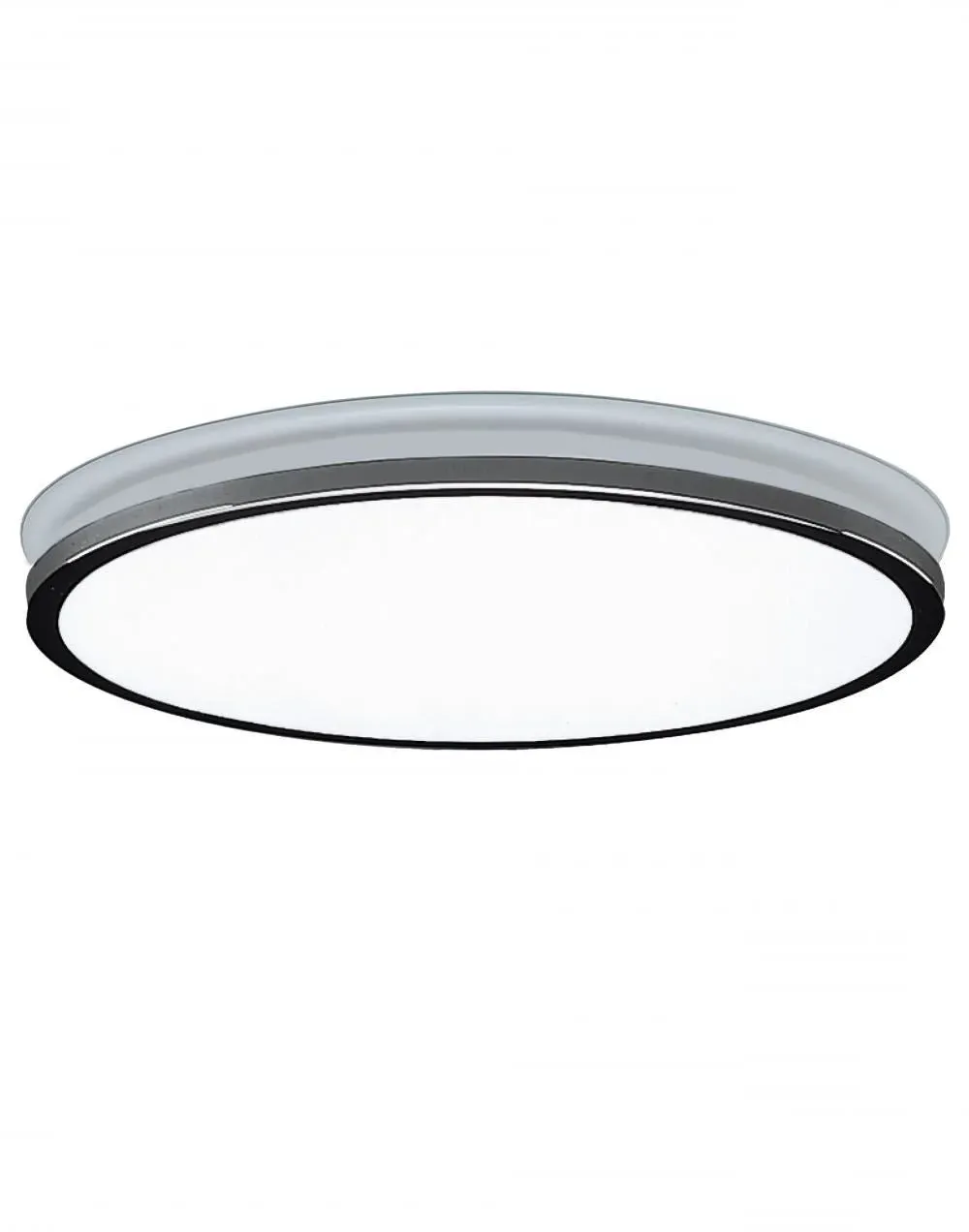 Medium Recessed Ceiling Light - Satin Chrome