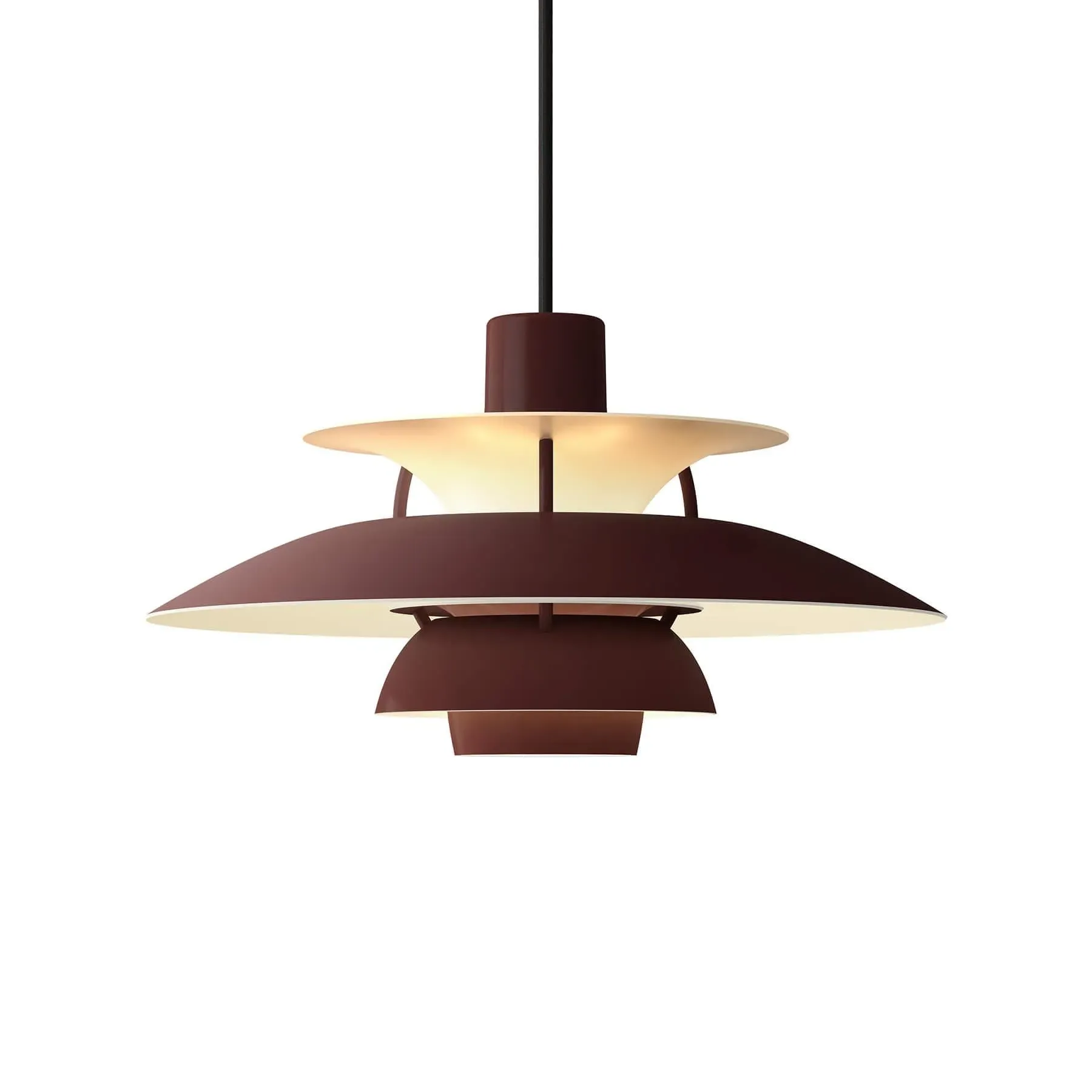 Mini Pendant Light Monochrome - Burgundy image