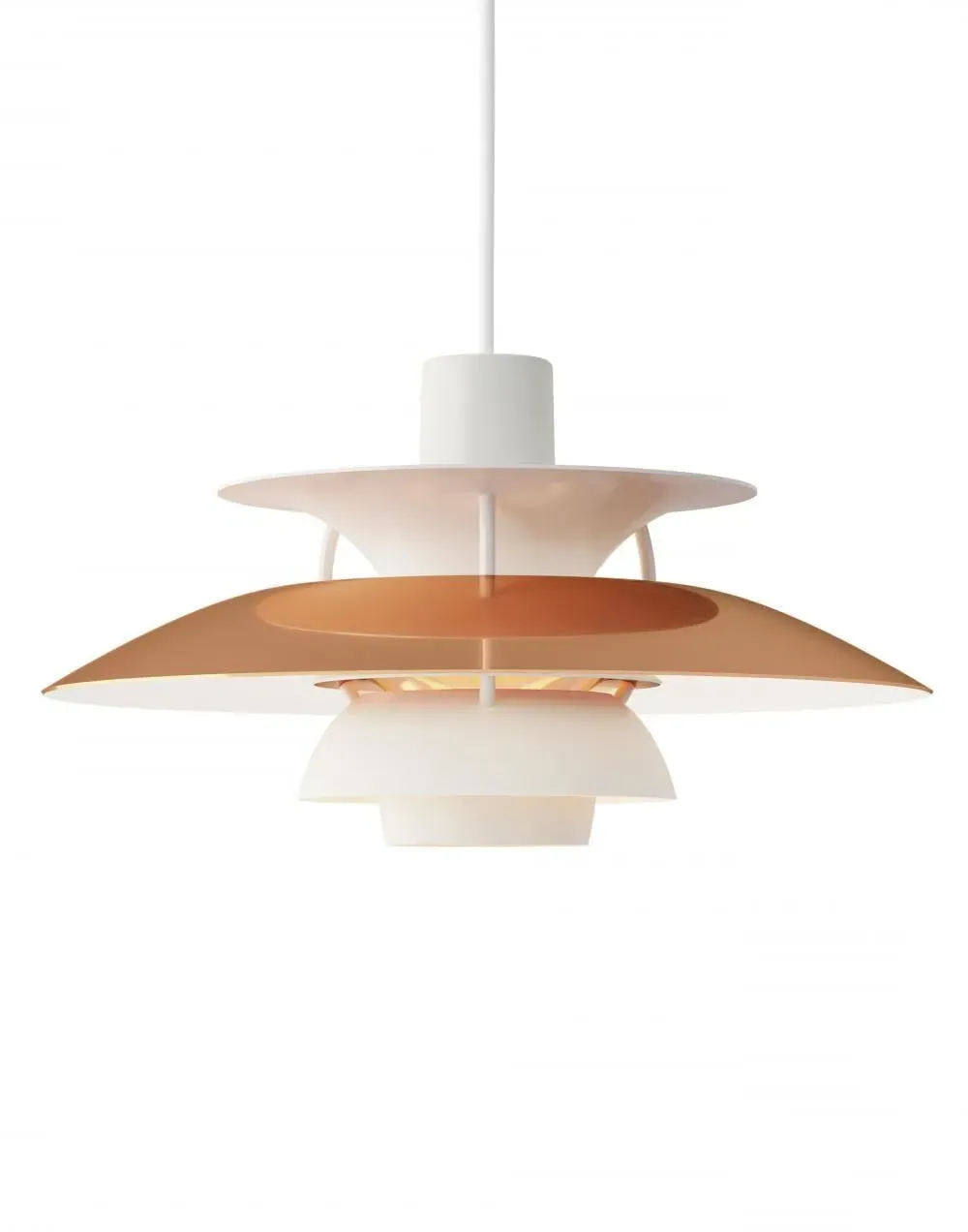 Mini Pendant Light with 3-Shade System - Copper