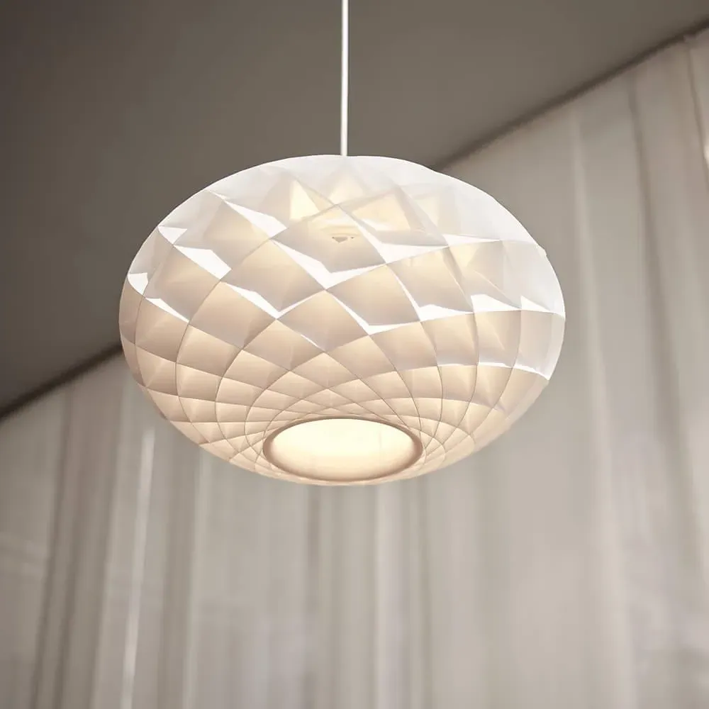 Oval Pendant Light with Diamond Cells