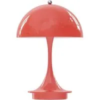 Panthella 160 Portable Rechargeable Lamp - Coral