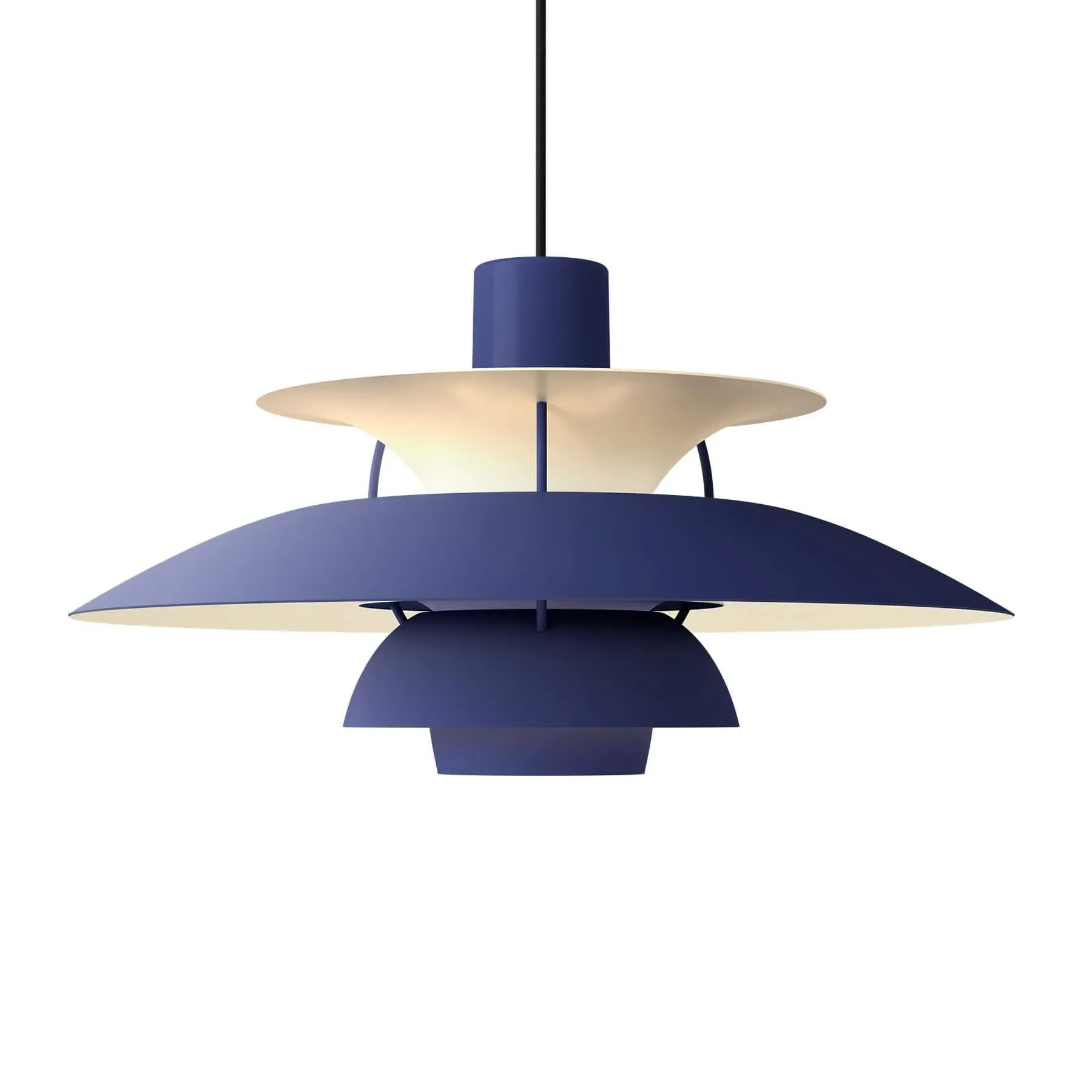 Pendant Light Monochrome - Dusty Indigo