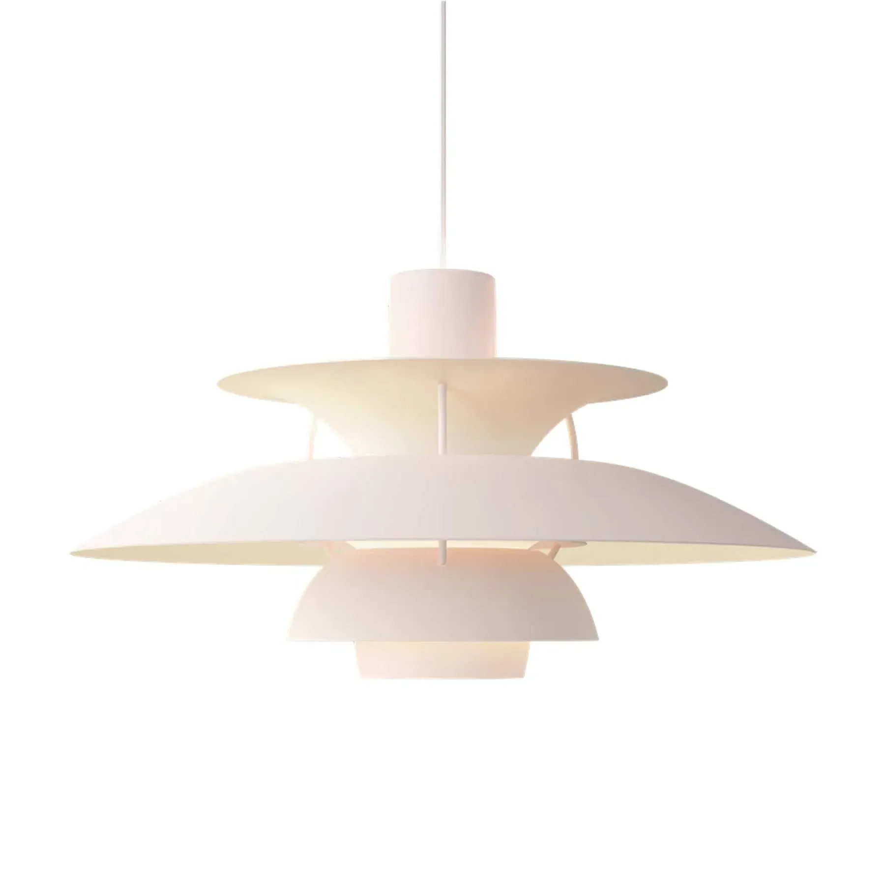 Pendant Light Monochrome - Pale Blush