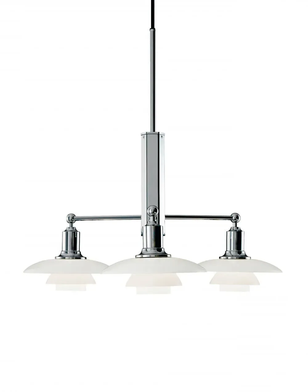 PH 2/1 Stem Pendant Light - White, Opal Glass image