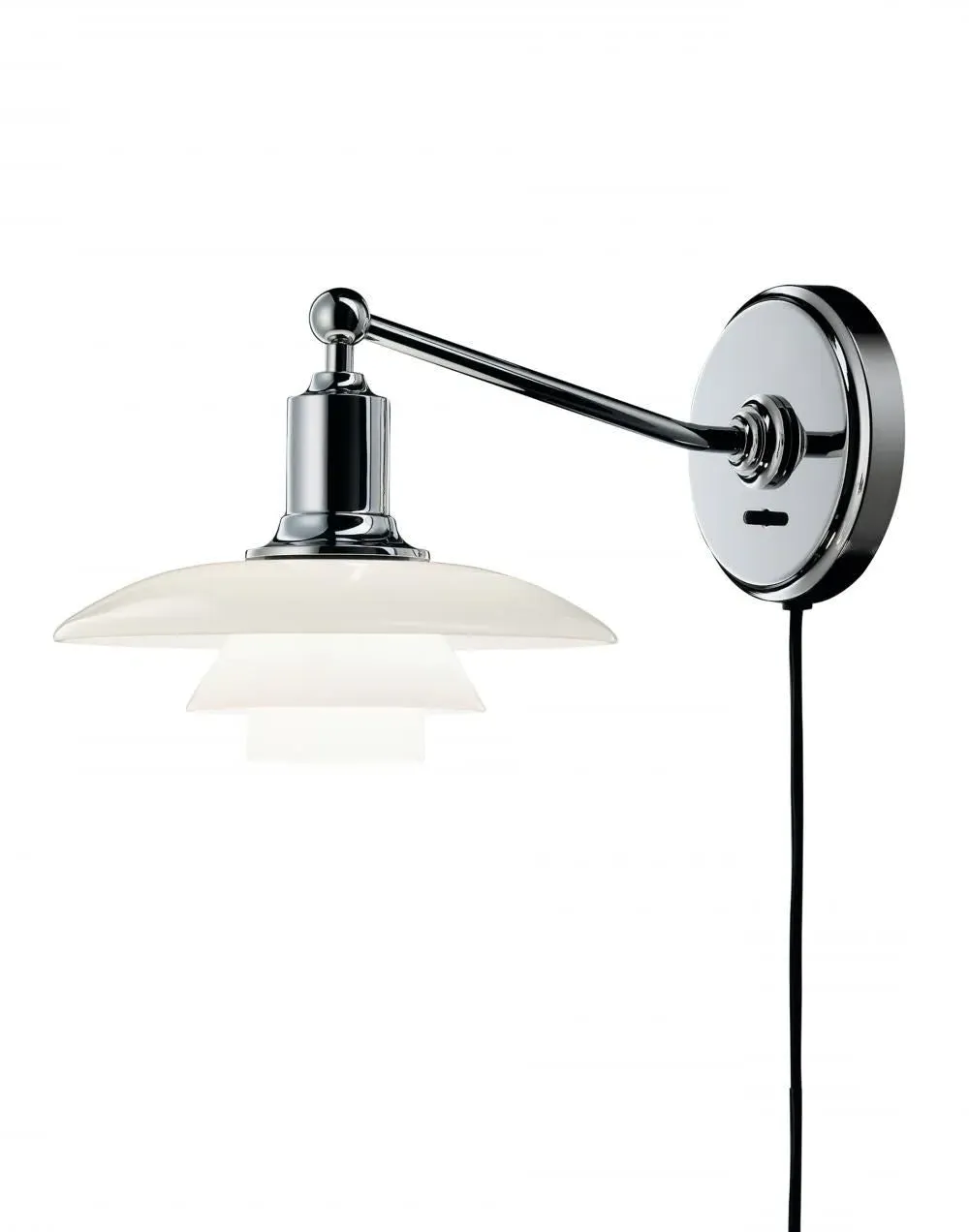 PH 2/1 Wall Light - White, Opal Glass image