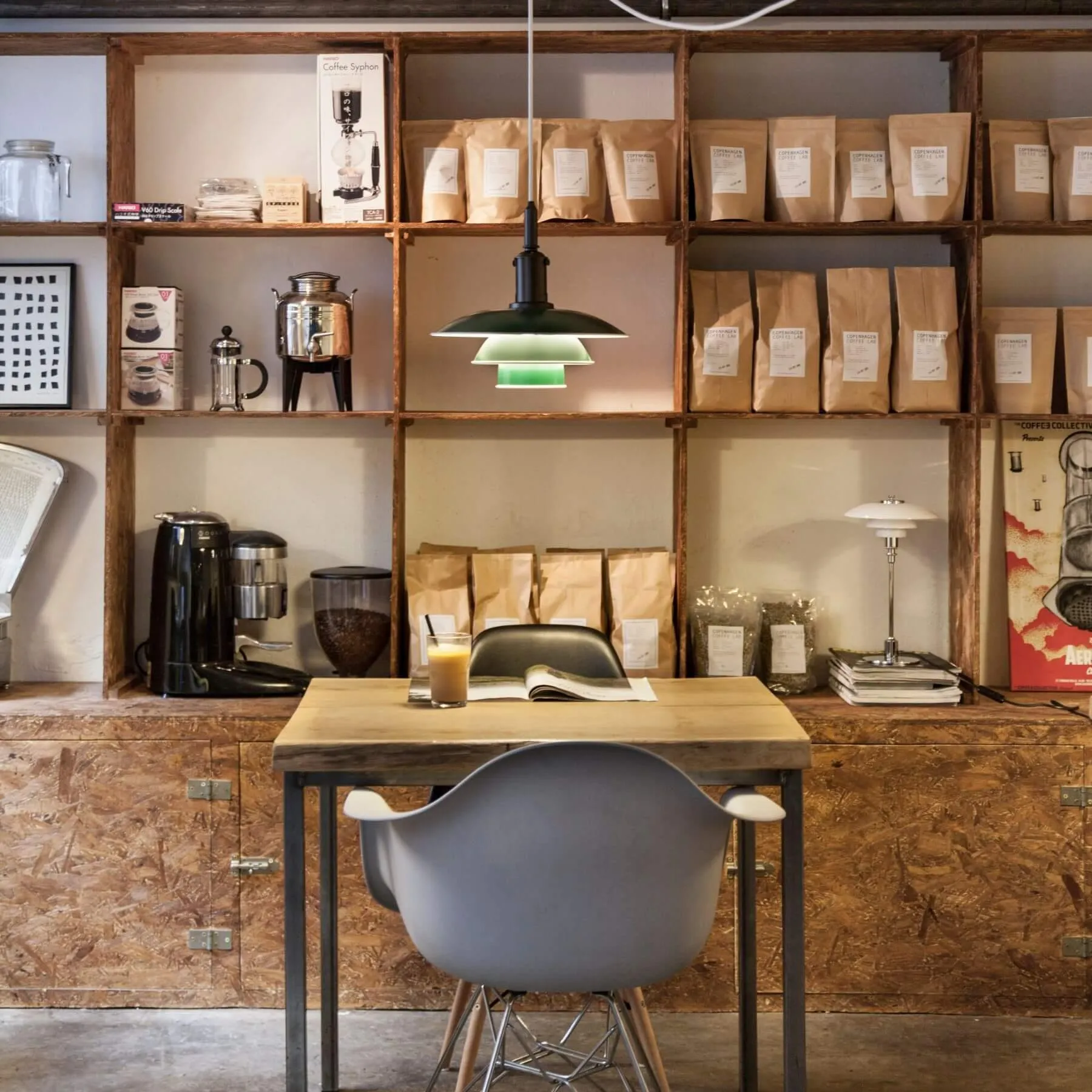 PH 3 1/2-3 Pendant Light - Red, Aluminium