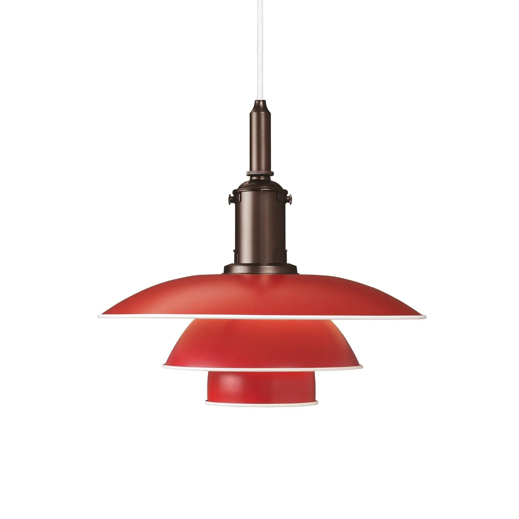 PH 3 1/2-3 Pendant Light - Red, Aluminium
