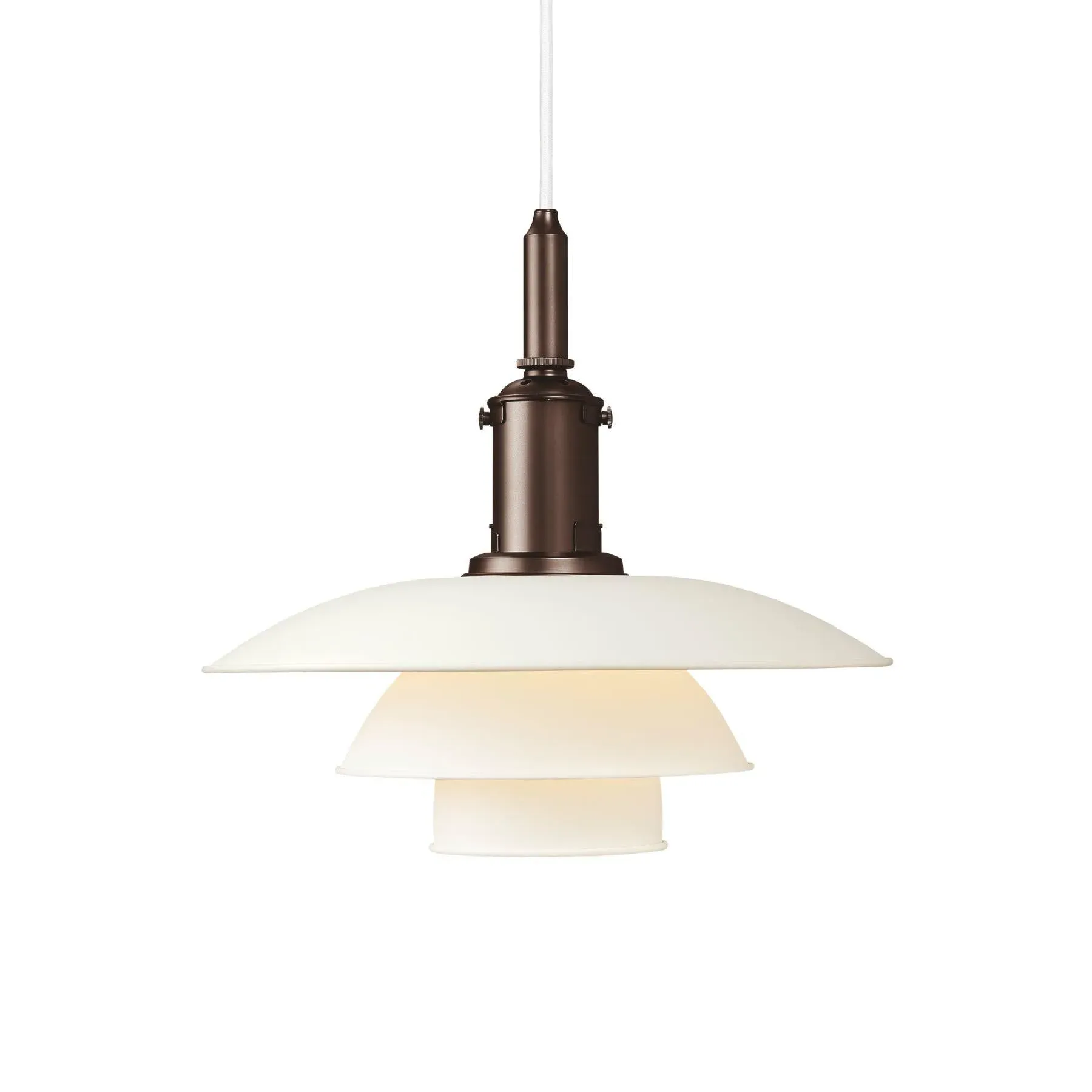 PH 3 1/2-3 Pendant Light - White, Aluminium