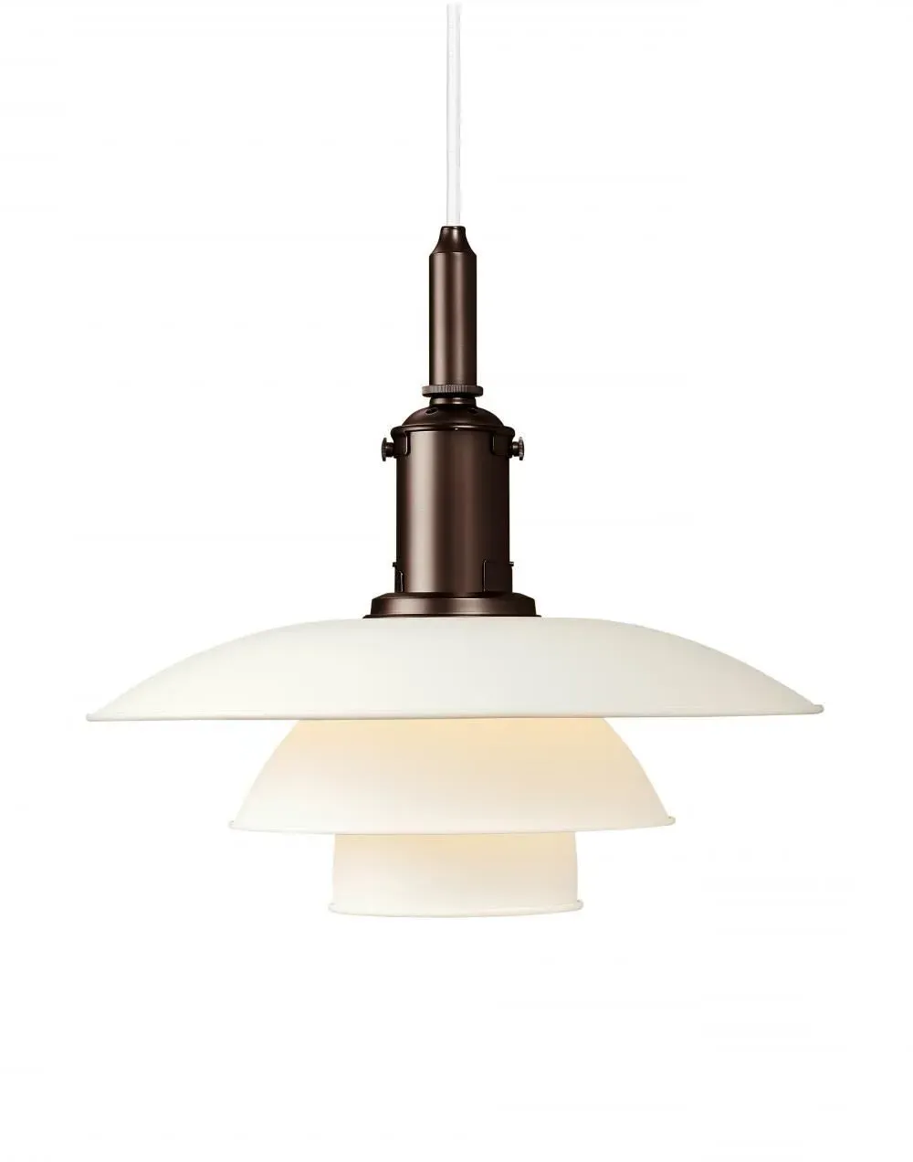 PH 3 Metal Pendant Light - White, Aluminium