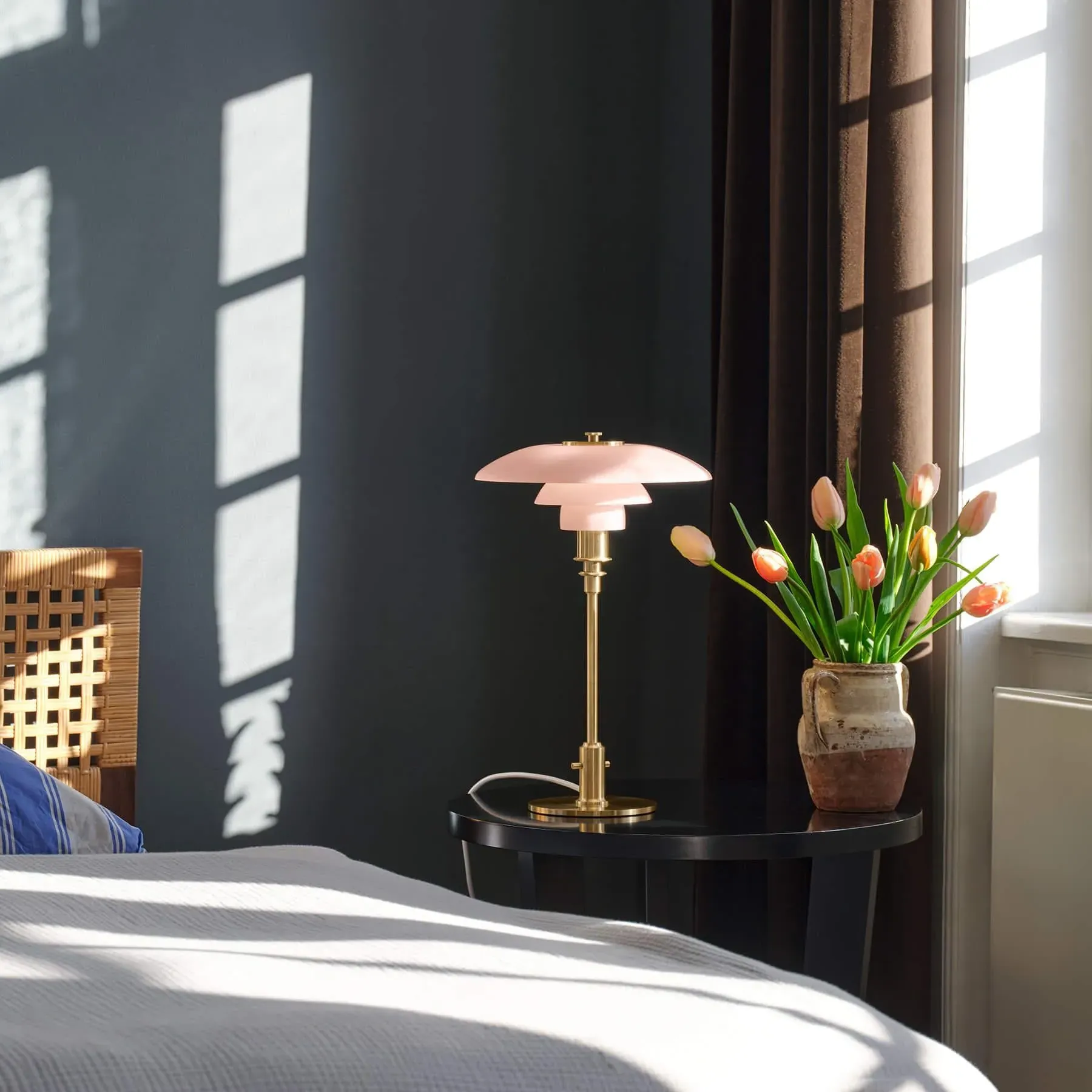 PH 3/2 Table Lamp - Pale Rose, Opal Glass