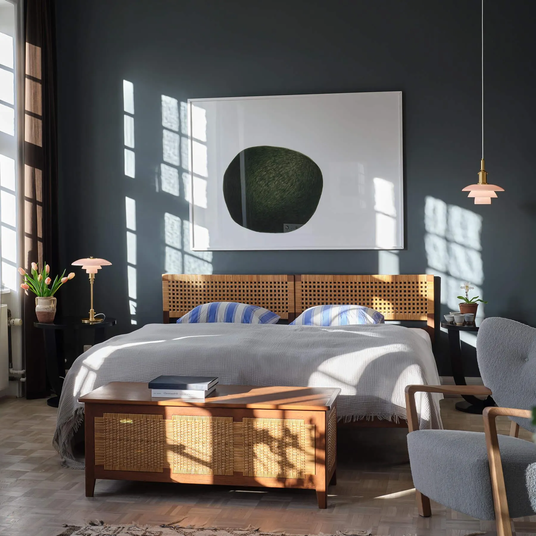 PH 3/2 Table Lamp - Pale Rose, Opal Glass