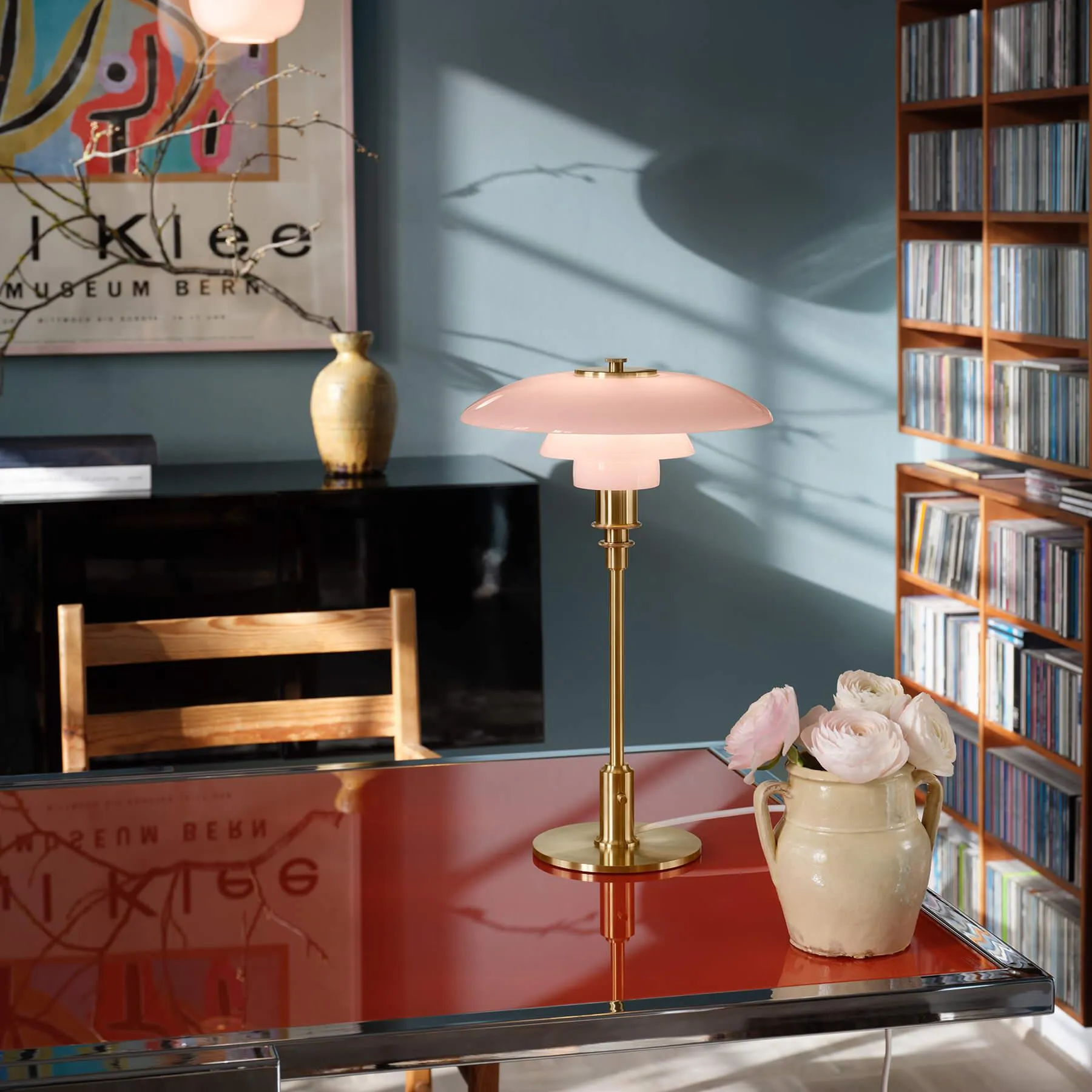 PH 3/2 Table Lamp - Pale Rose, Opal Glass