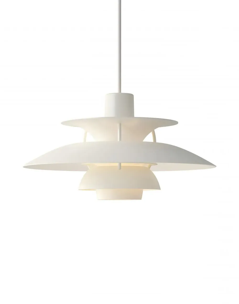 PH 5 Mini Monochrome Pendant Light - White