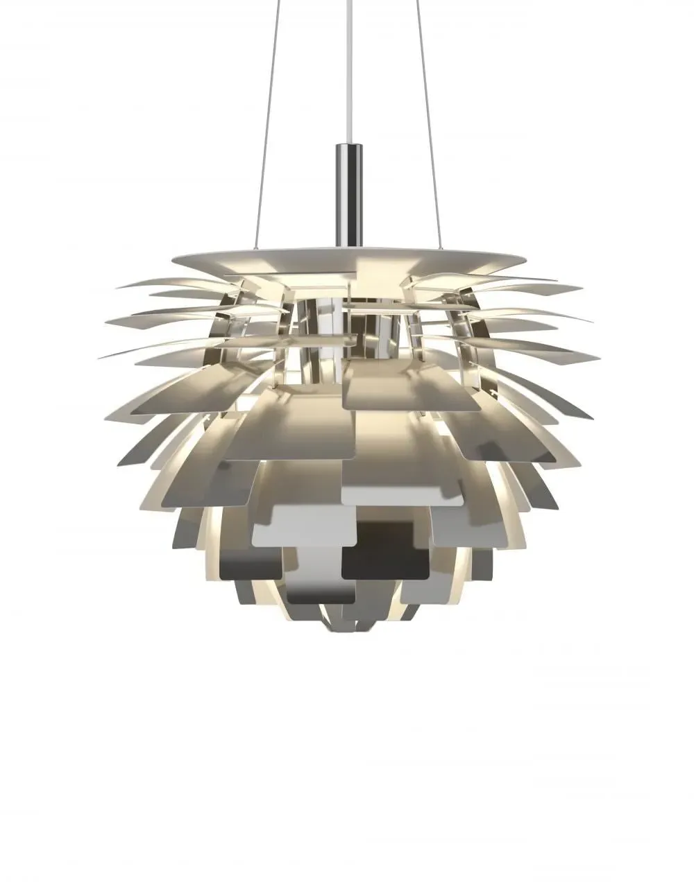 Small Artichoke Pendant Light - Steel image