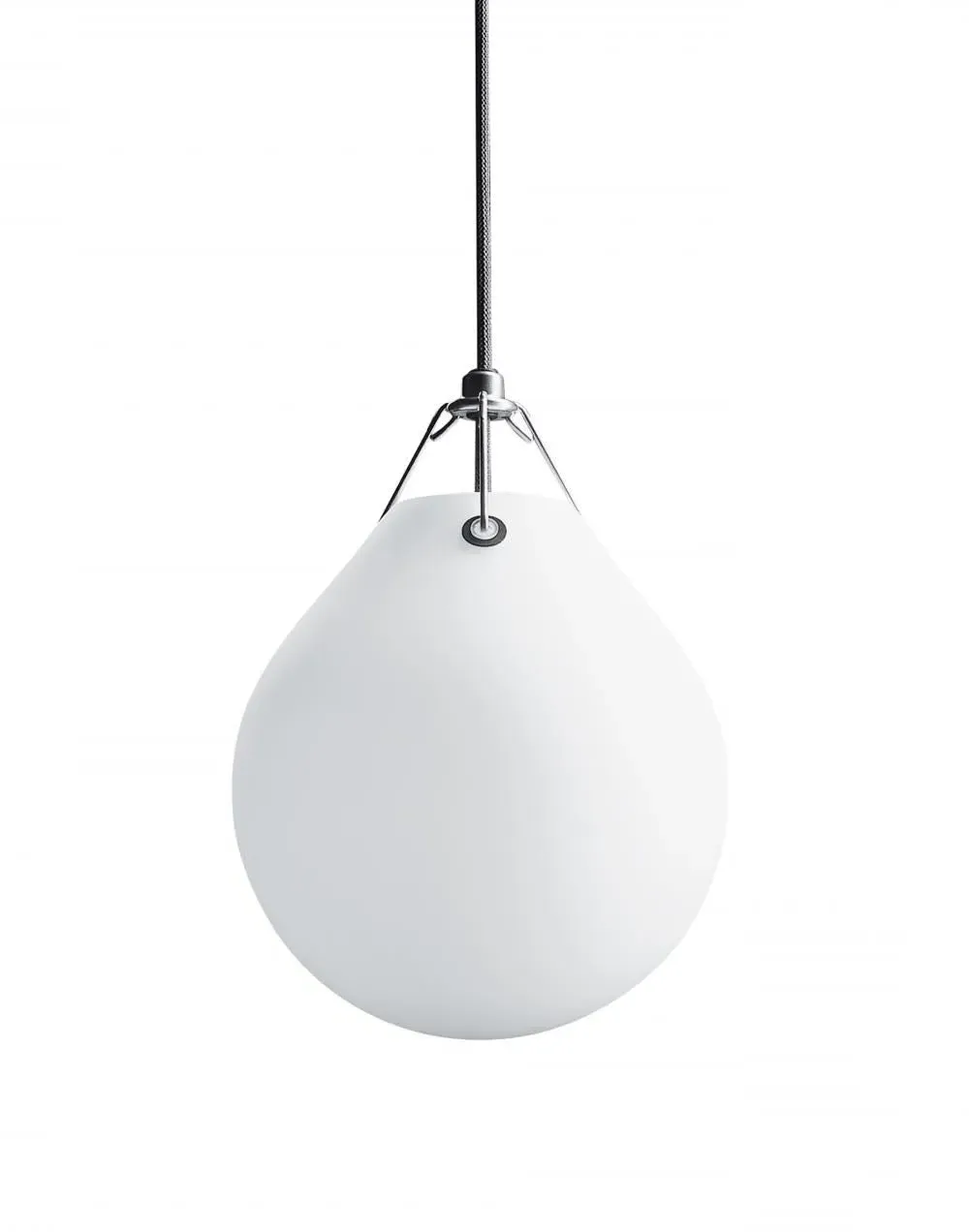 Small Pendant Light - White, Opal Glass