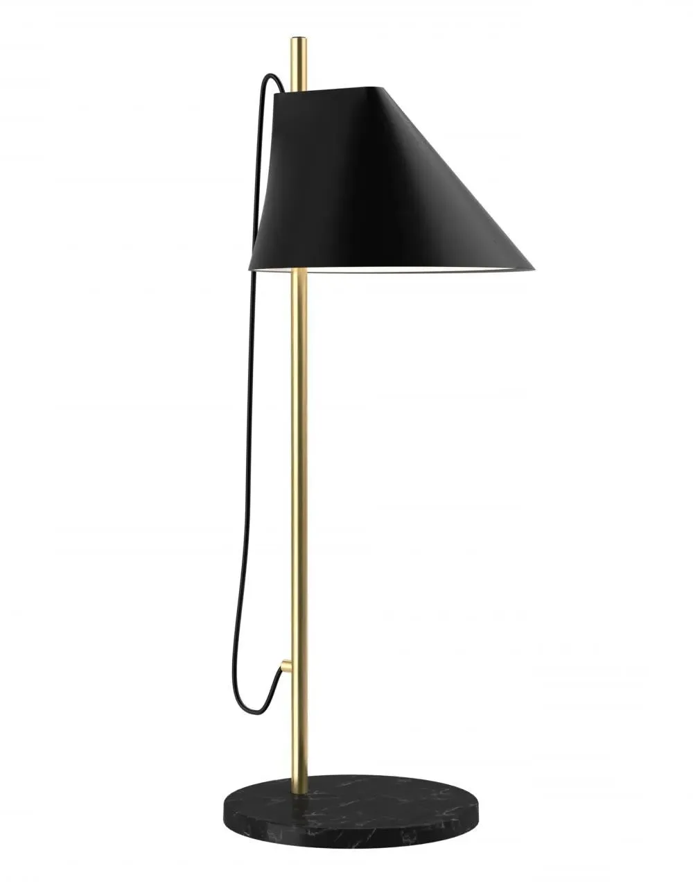 Table Lamp with Timer - Brass, Marble Base image