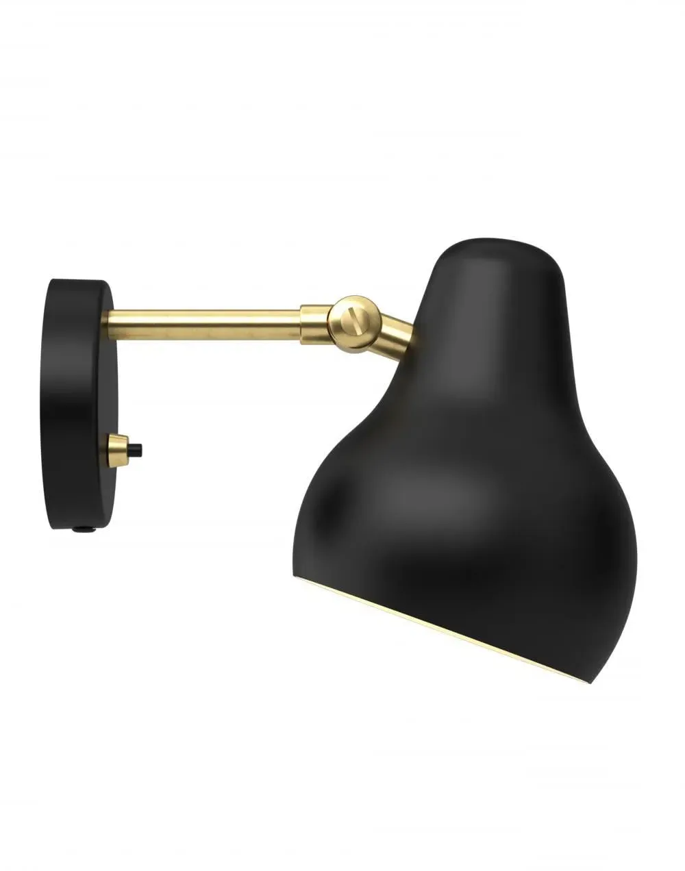 VL38 Wall Light with LED - Black, Metal image