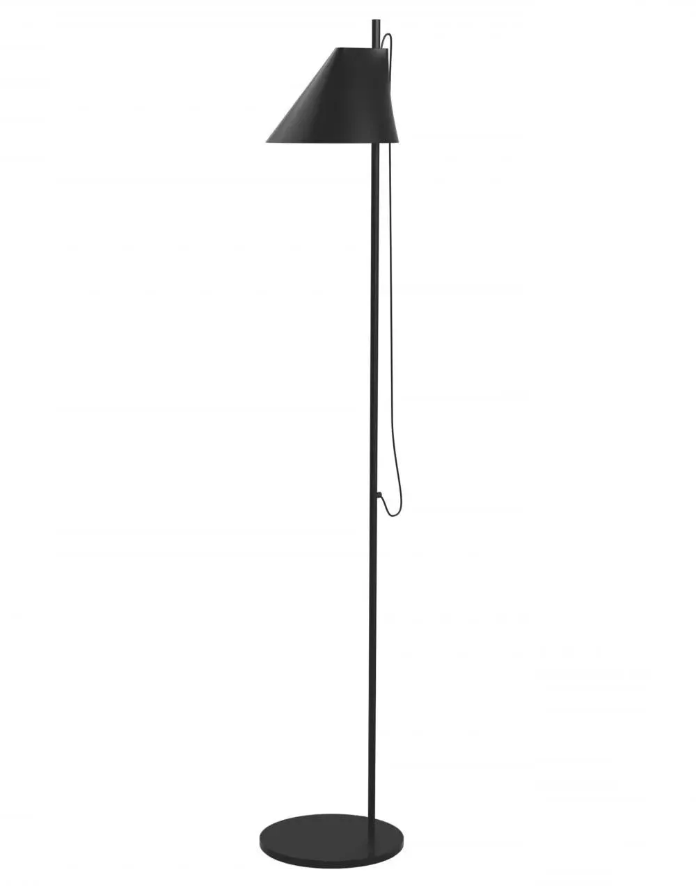 YUH Floor Lamp with Timer - Black, Metal image