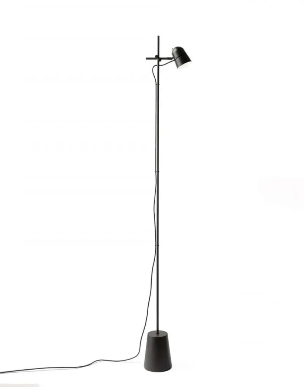 Adjustable Floor Lamp with Sliding Mechanism - Aluminium