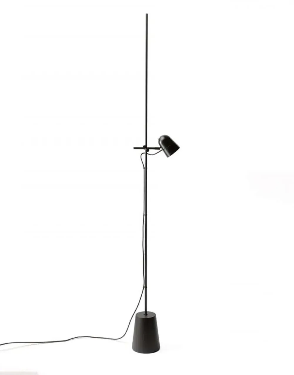 Adjustable Floor Lamp with Sliding Mechanism - Aluminium image