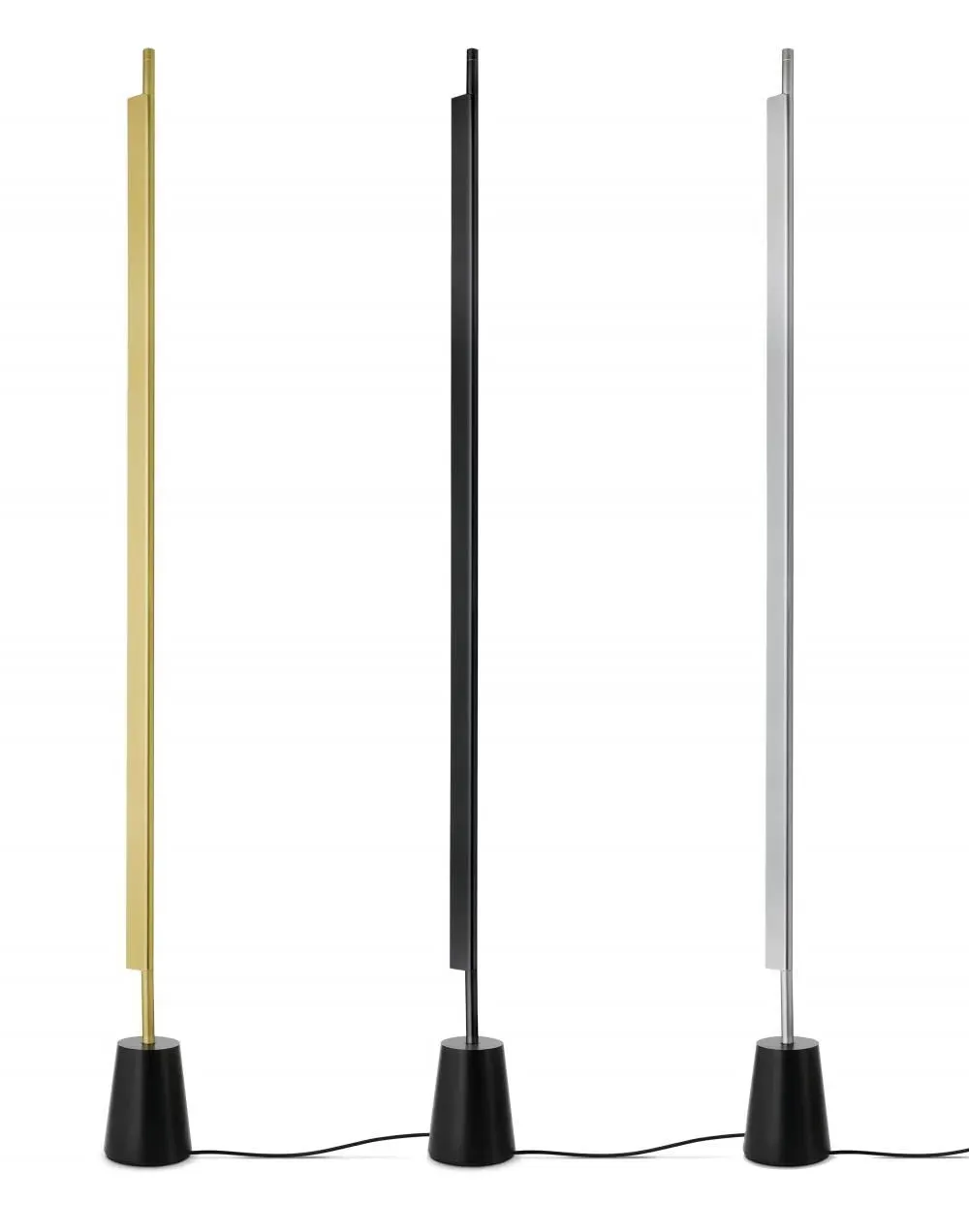 Floor Light with LED Source - Brass