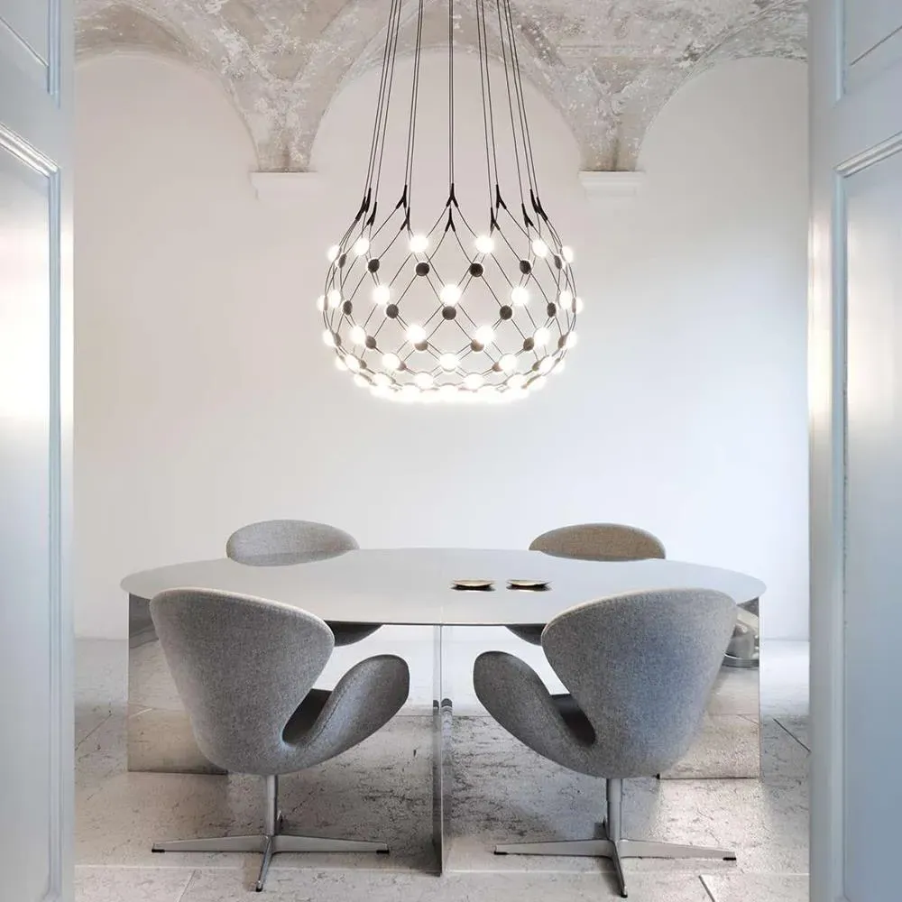 Large Pendant Light with LED Network - 1 Meter