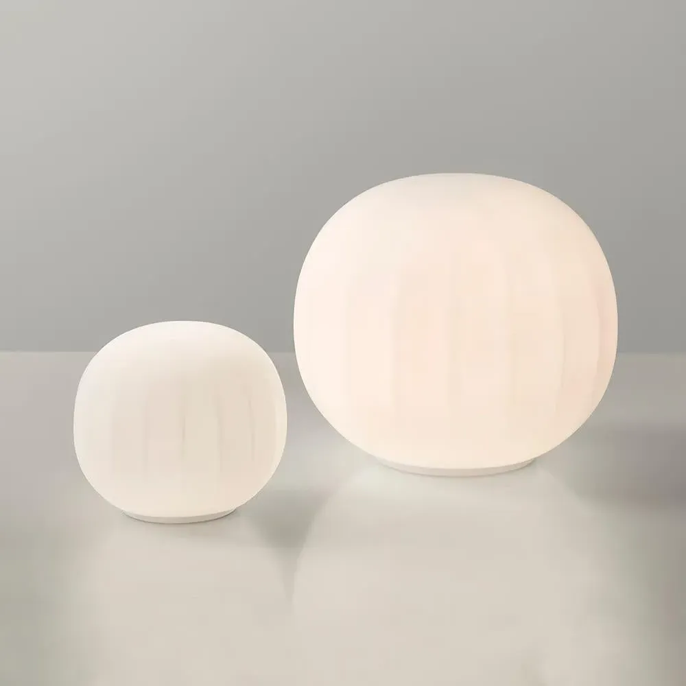 Small Table Lamp with Base - Opaline Glass