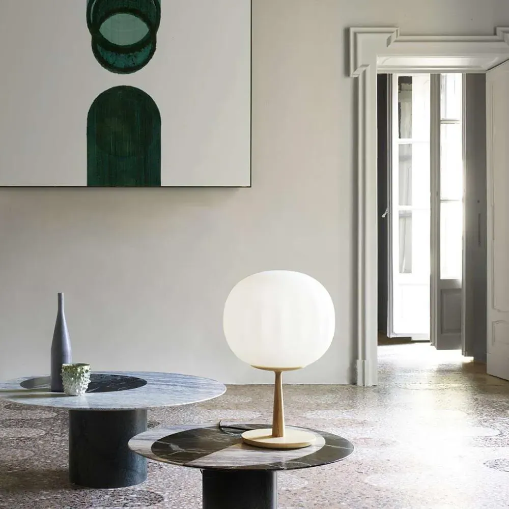 Small Table Lamp without Base - Opaline Glass