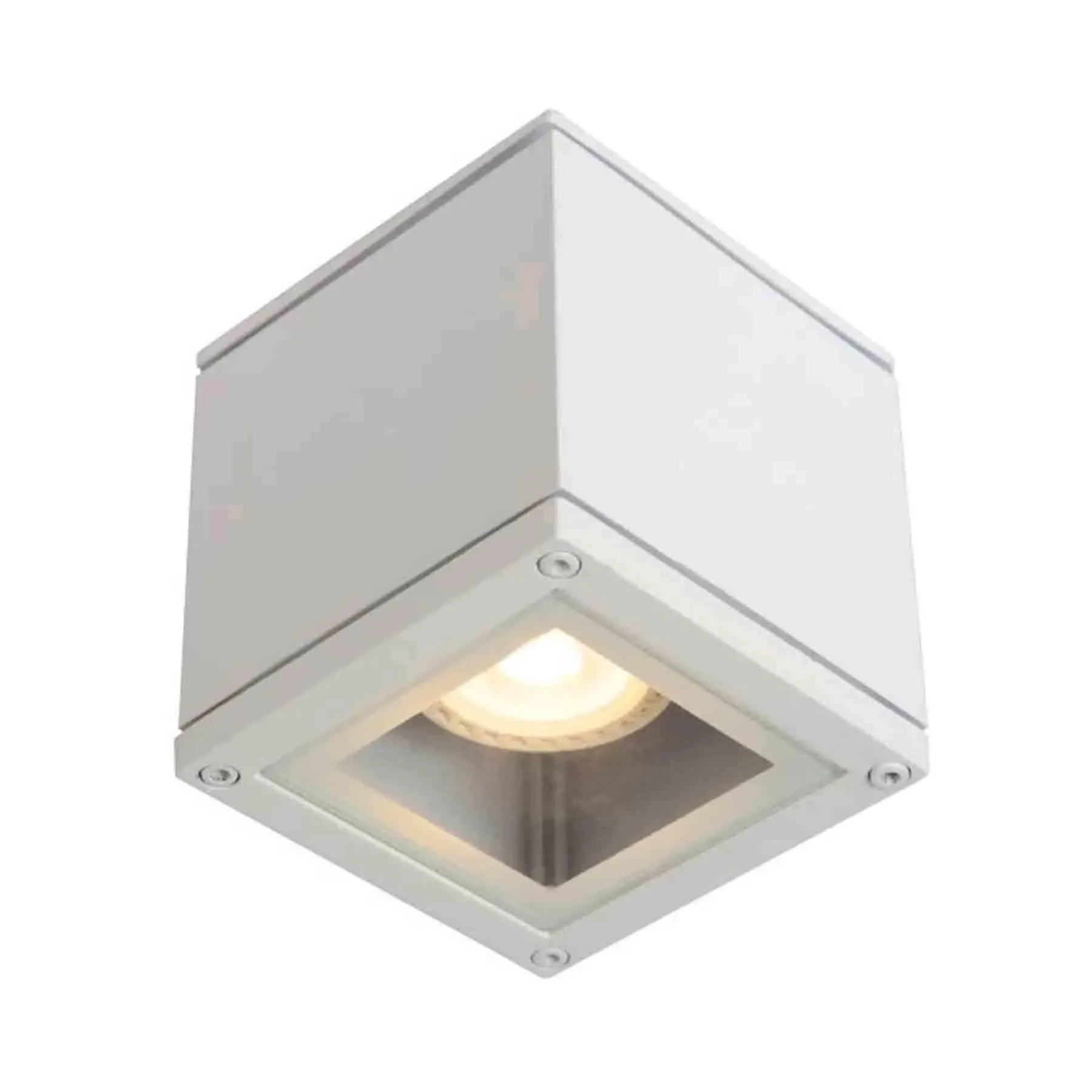 Aven Square Ceiling Spotlight - White, Aluminium