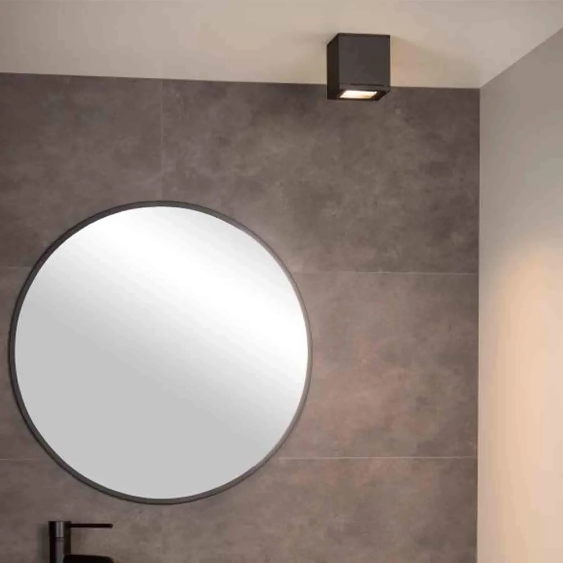 Aven Square Ceiling Spotlight - White, Aluminium