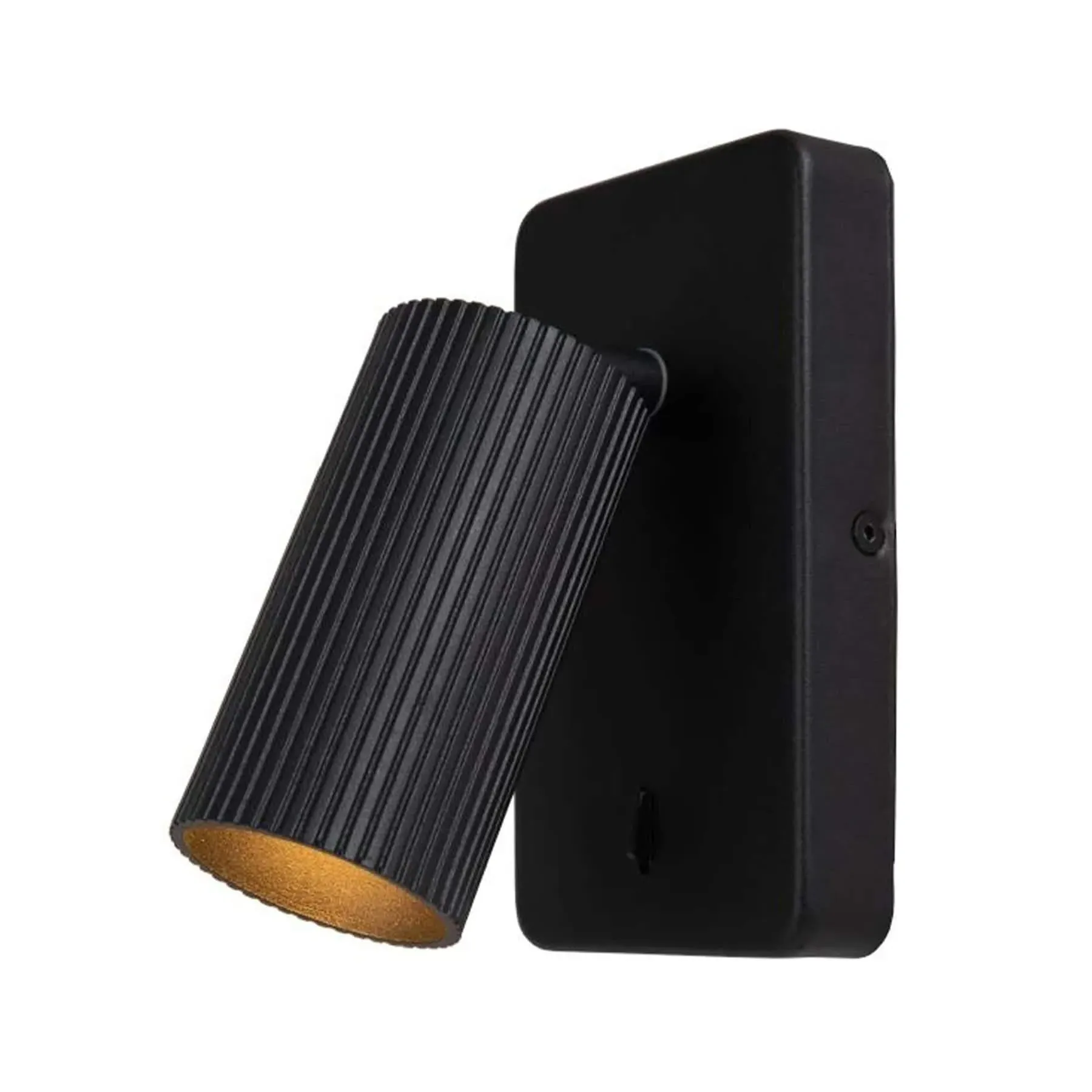 Bedside Wall Lamp with Switch - Aluminium