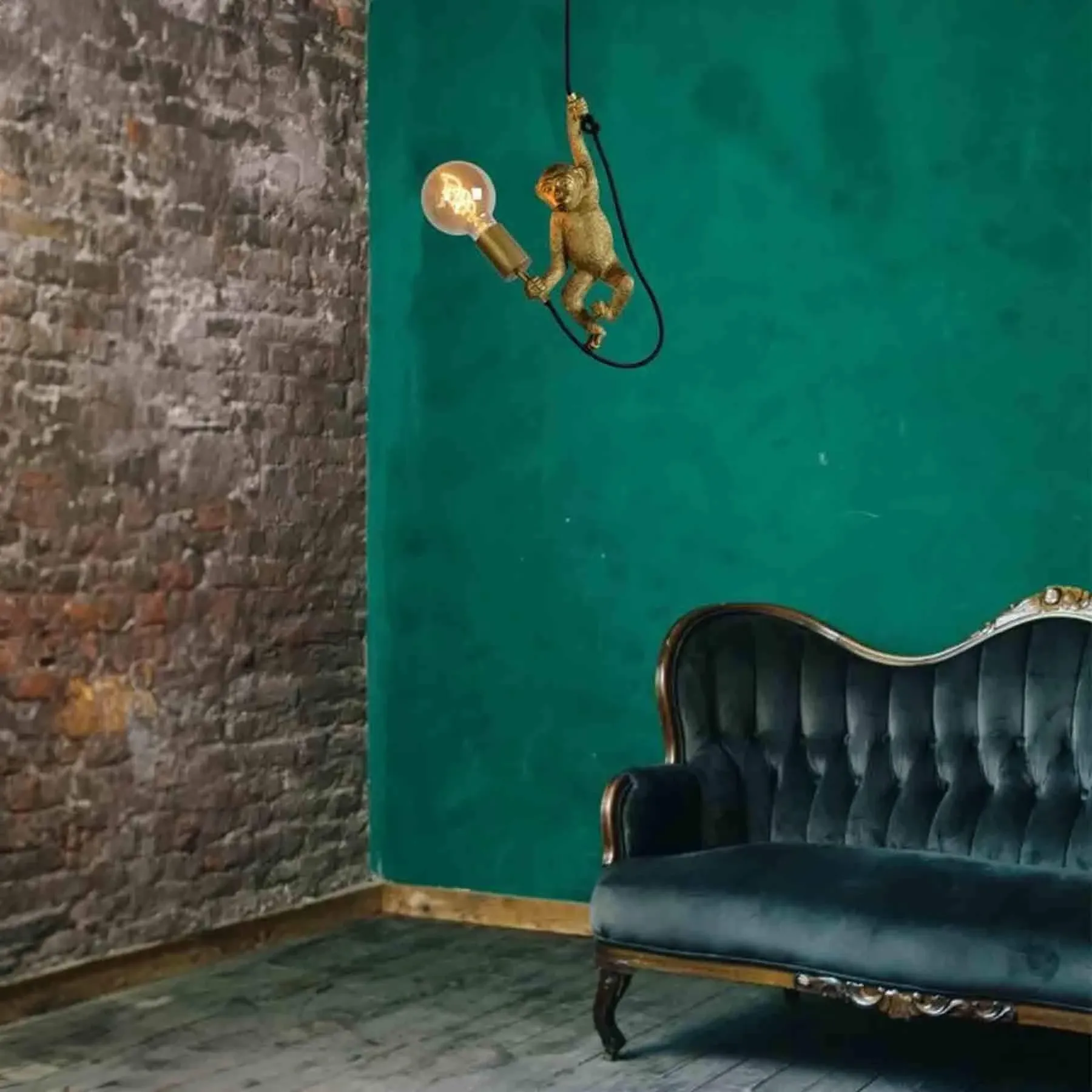 Chimp Pendant Light with Dimmer - Plastic