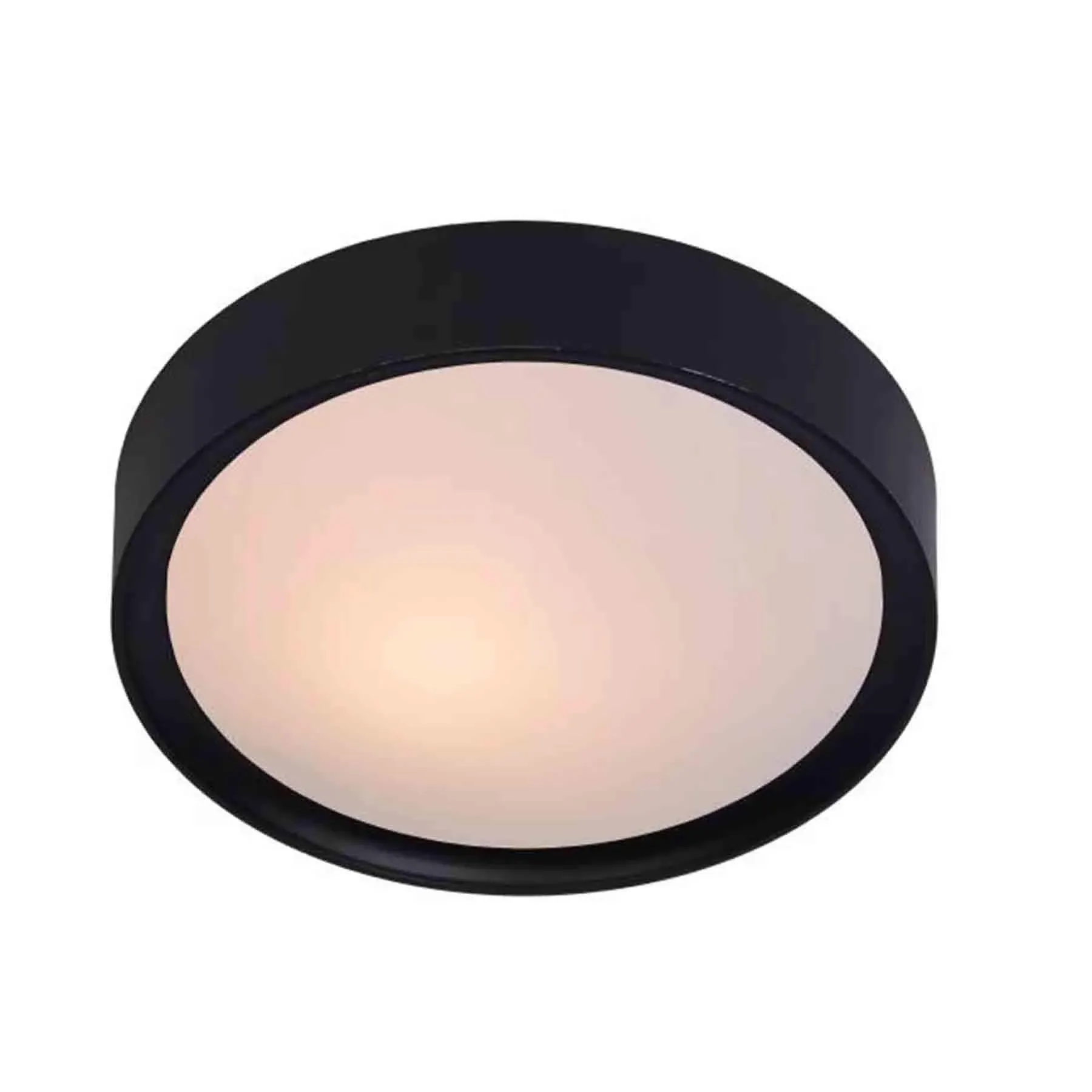 Flush Ceiling Light - White, Metal