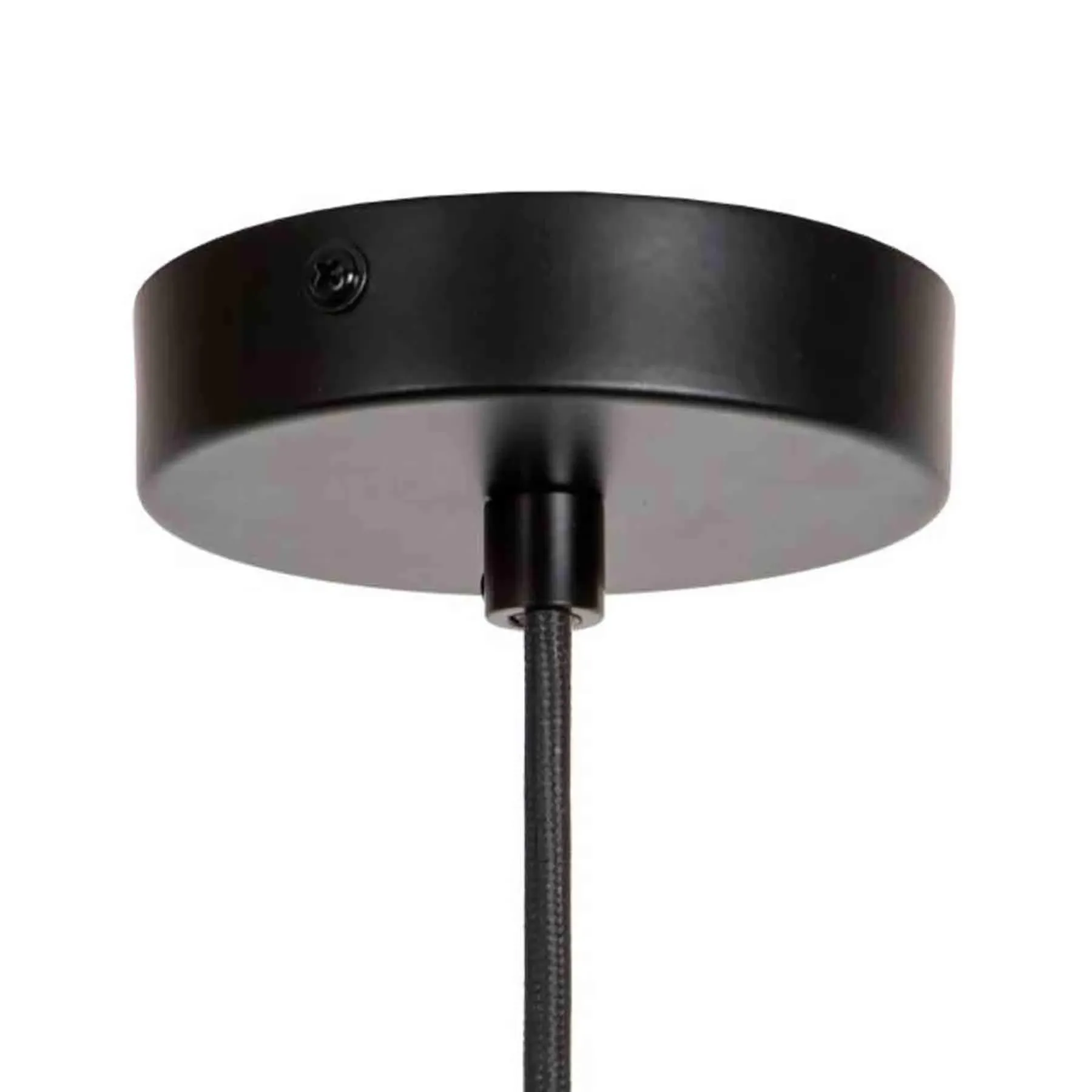 Large Pendant Light with Dimmer - Fumé, Glass