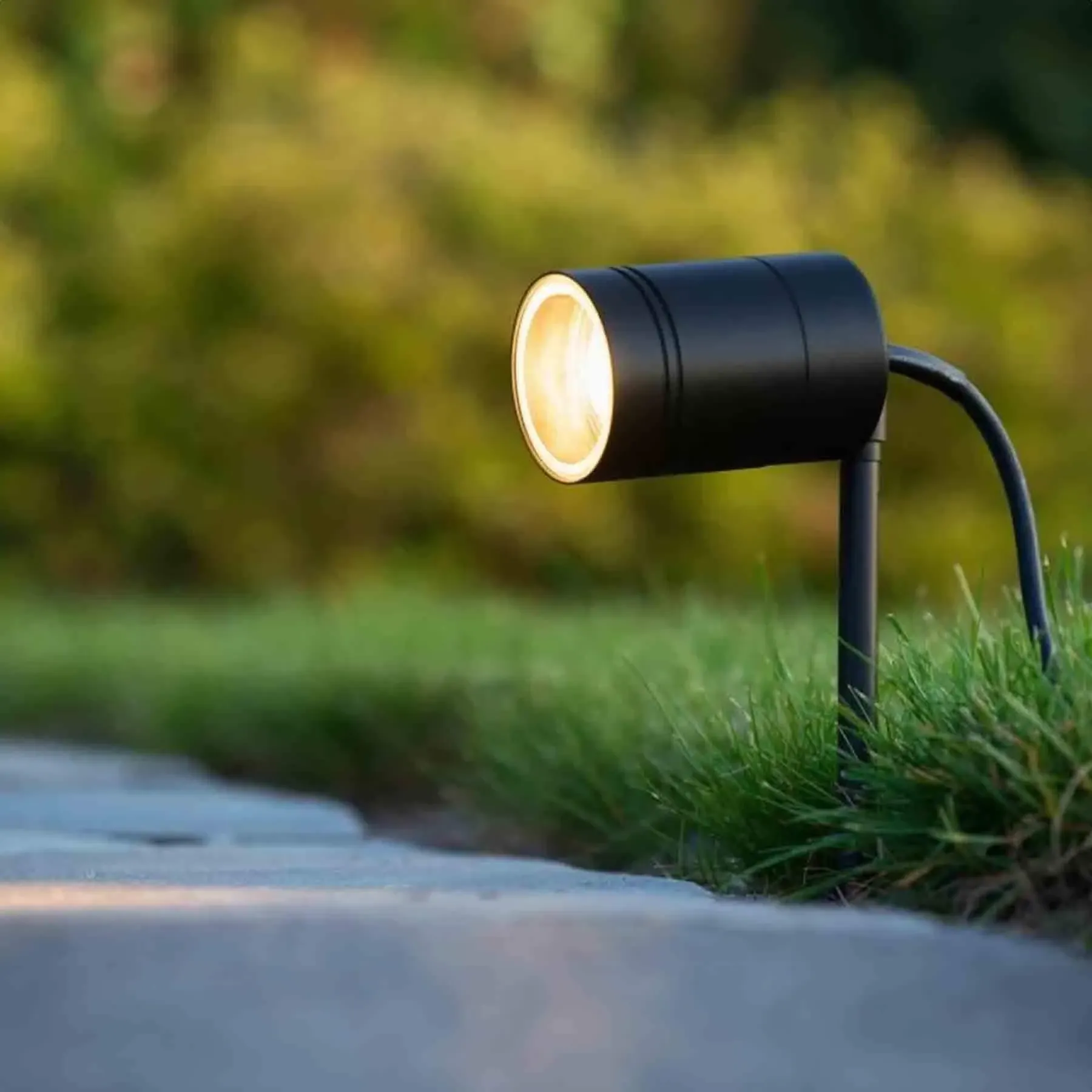 LED Outdoor Bollard Light with 5W Bulb - Satin