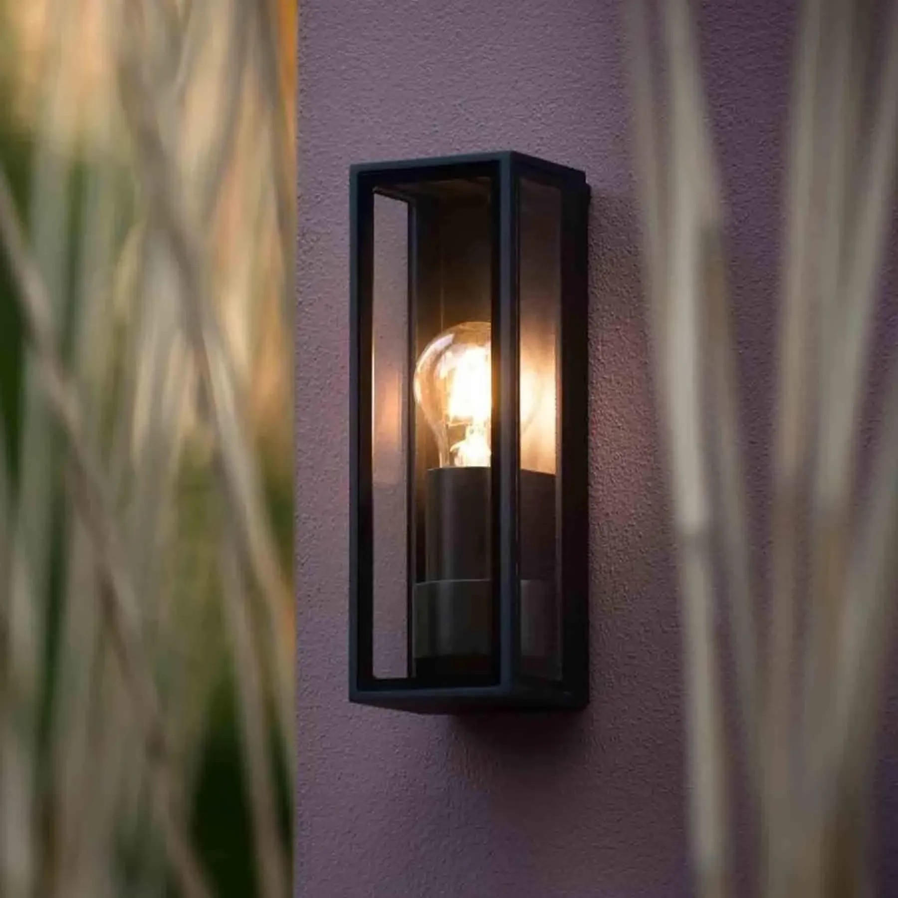 Outdoor Wall Light - Black, Steel