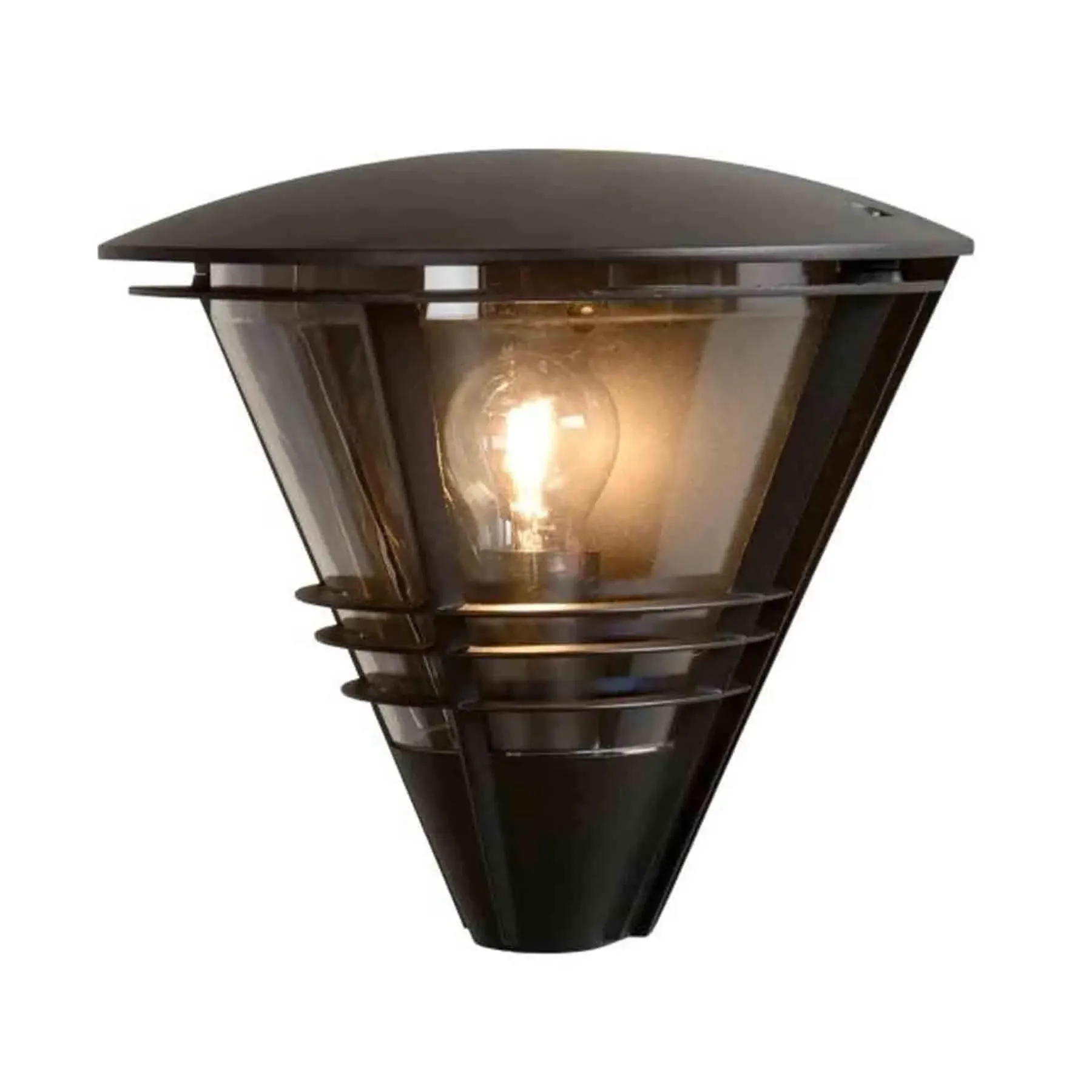 Outdoor Wall Light with E27 Fitting - Black image