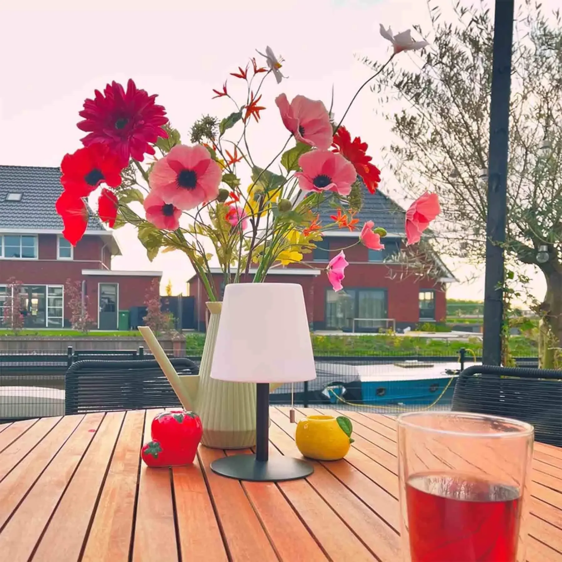 Rio Multicolour Table Lamp with RGB - PVC