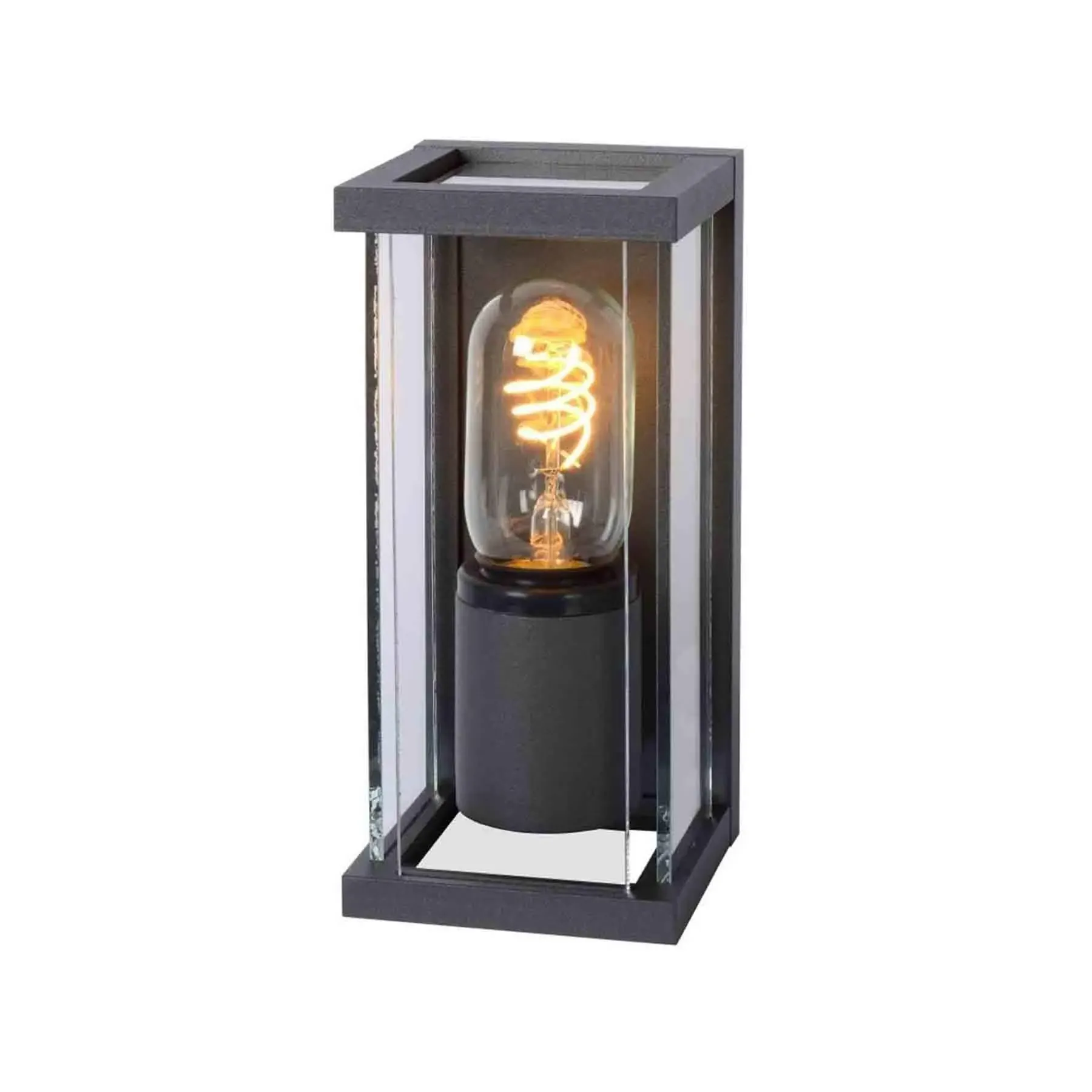 Small Outdoor Wall Light - Black, Aluminium